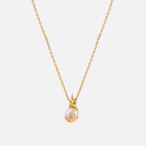 Alan Crocetti Pearl in Heat Necklace - Gold