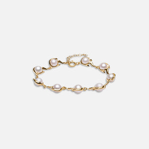 Alan Crocetti Pearl Spark Bracelet - Gold Vermeil