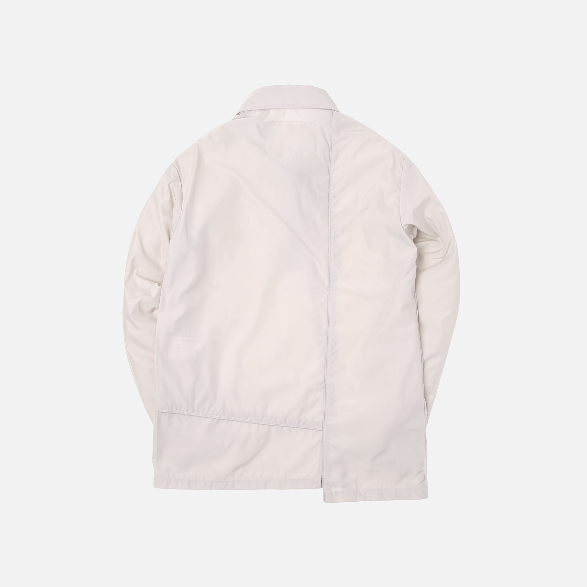 A-Cold-Wall* Diagonal Piping L/S  Polo - Grey