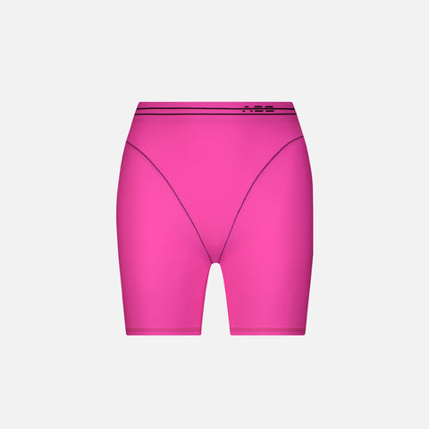 Adam Selman French Cut Biker Short - Ultra Pink