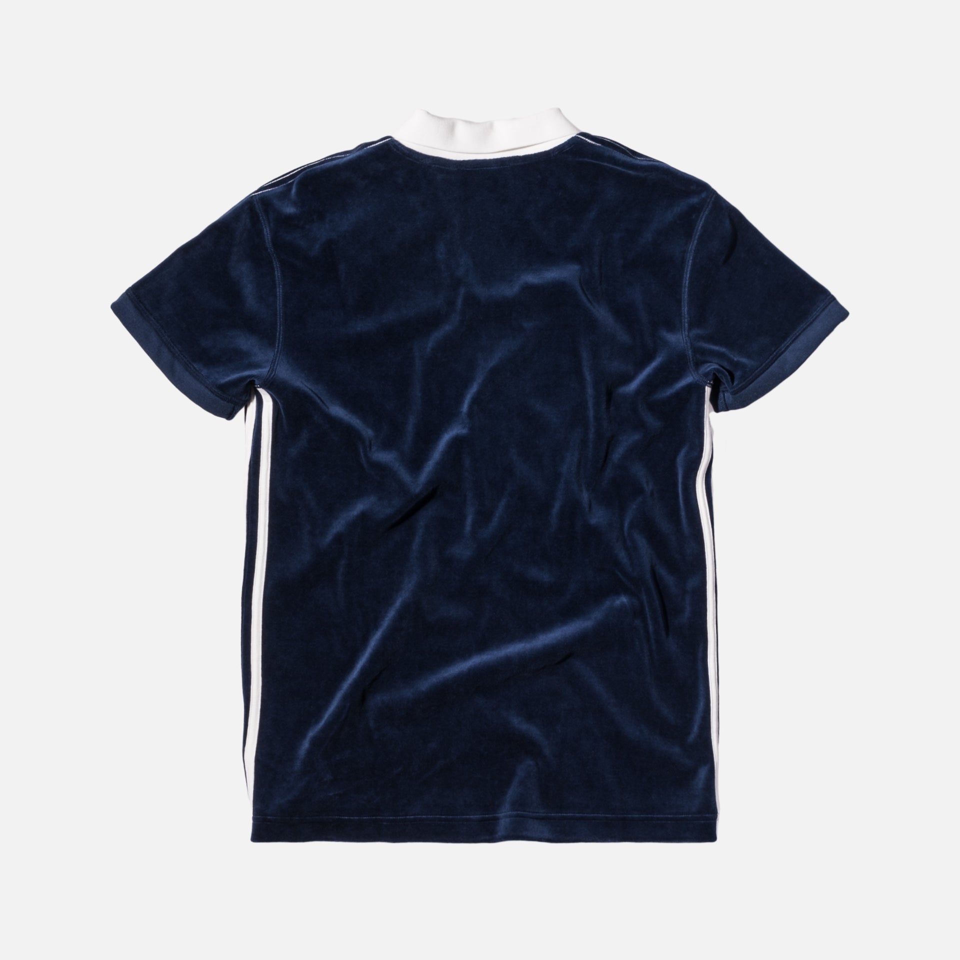 adidas Originals x Alexander Wang Velour Polo - Night Indigo