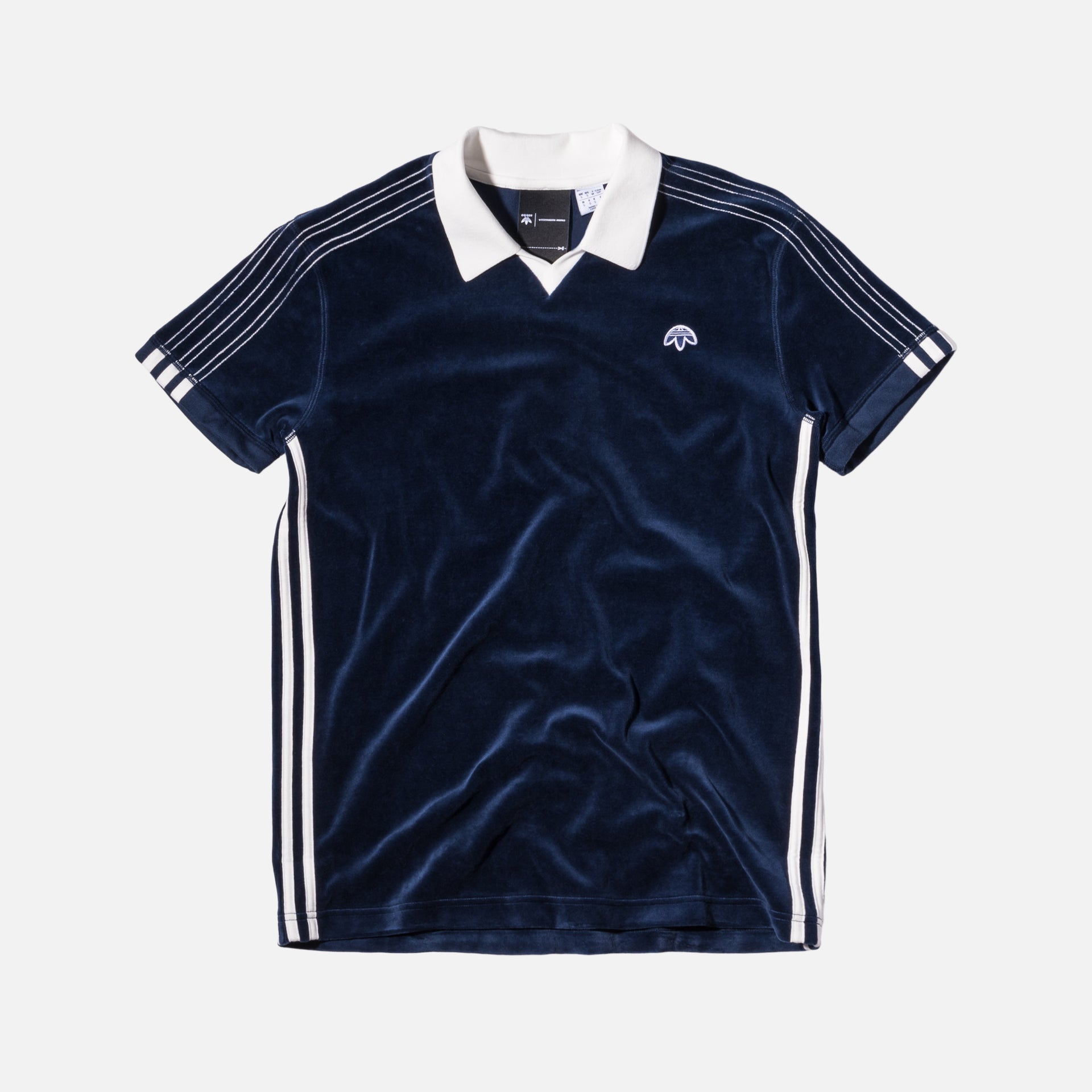 adidas Originals x Alexander Wang Velour Polo Night Indigo – Kith