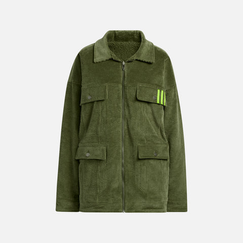 adidas x Ivy Park Oversize Corduroy Jacket - Wild Pine