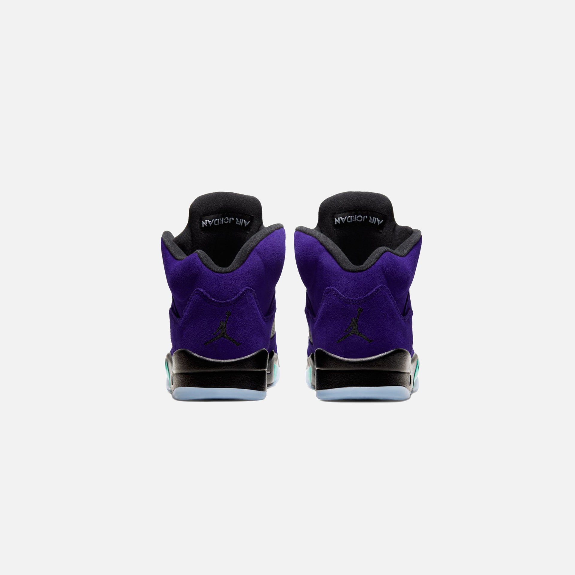 Nike Air Jordan 5 Retro - Black / New Emerald / Fire / Grape Ice
