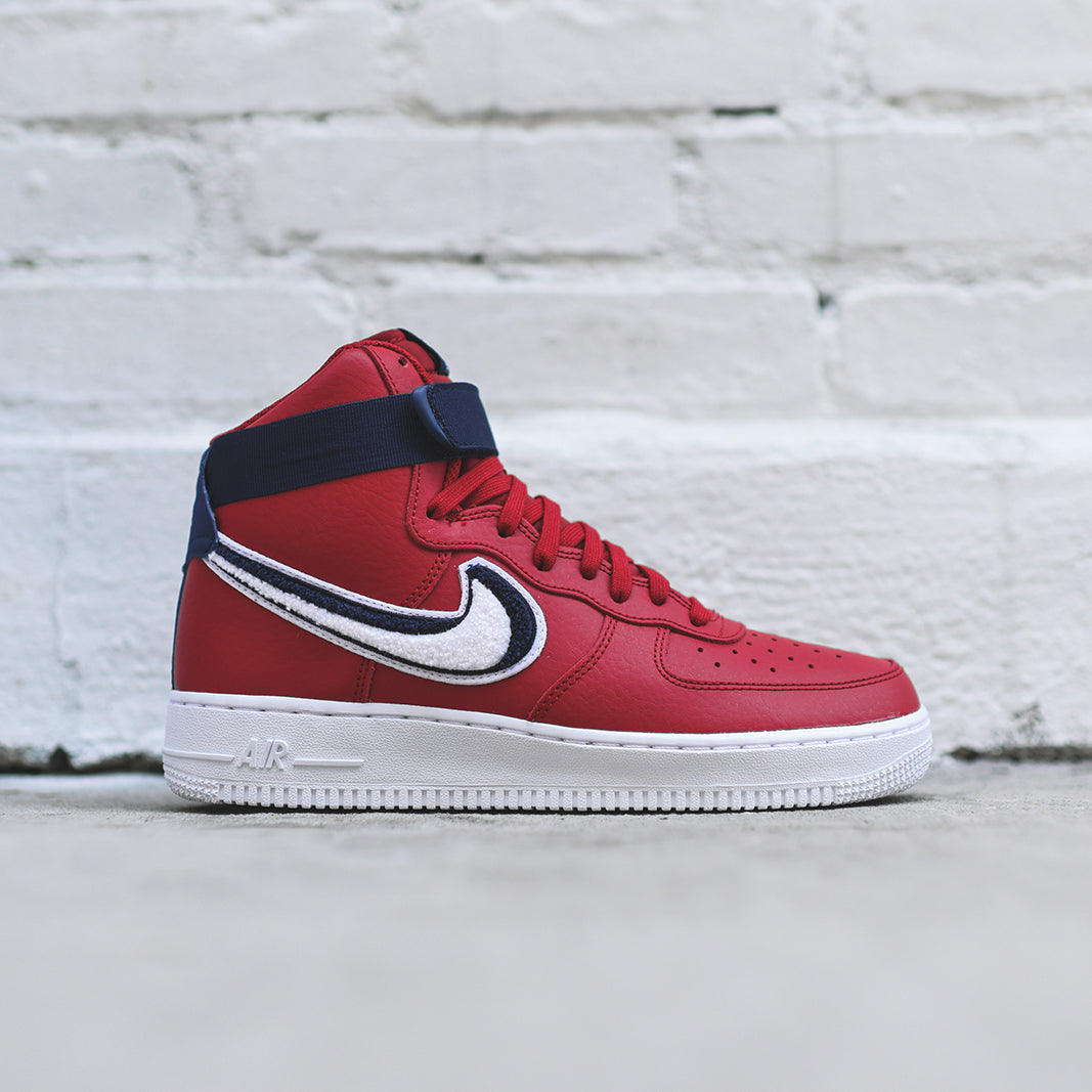 Nike Air Force 1 High LV8 - Red / Blue / White