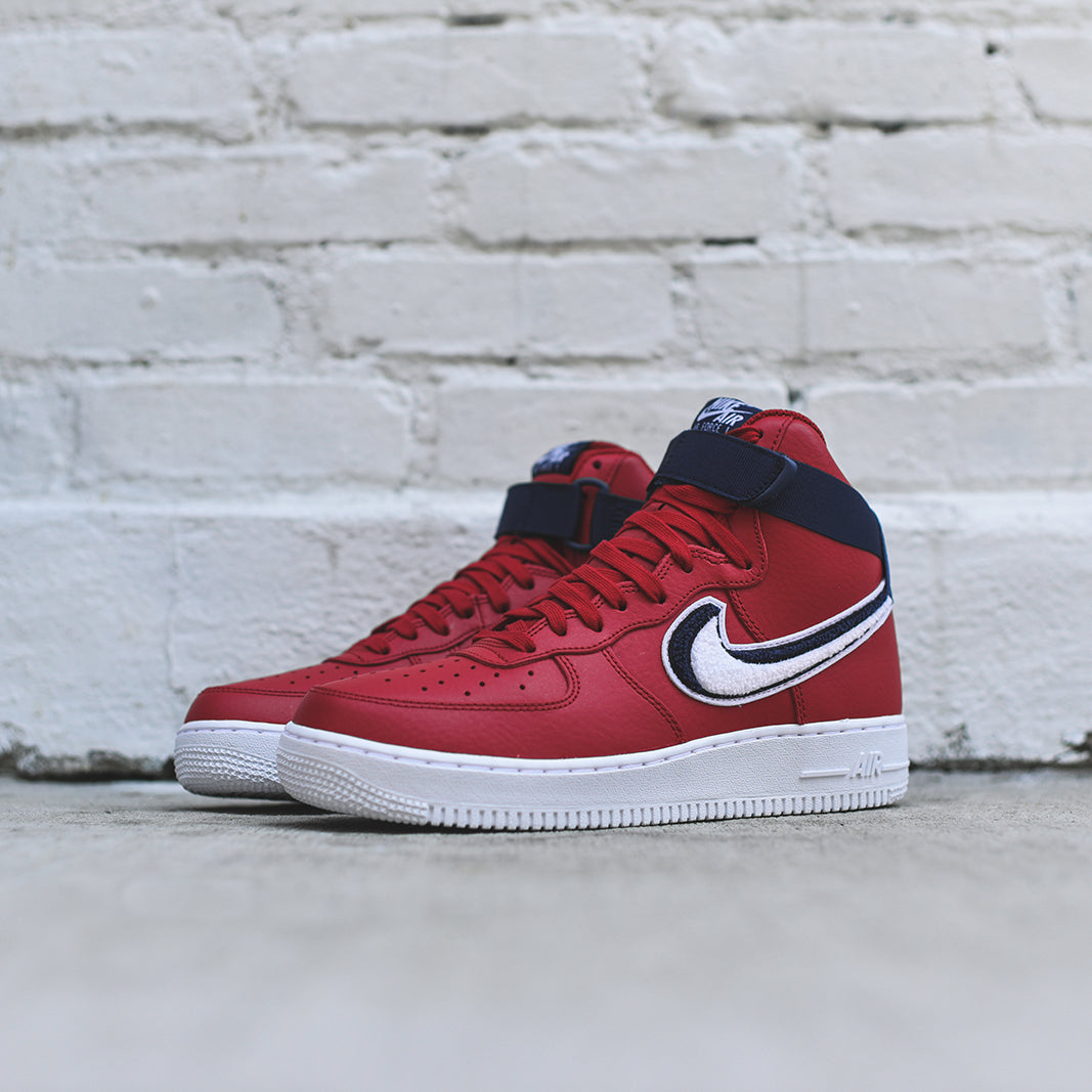 Nike Air Force 1 High LV8 - Red / Blue / White