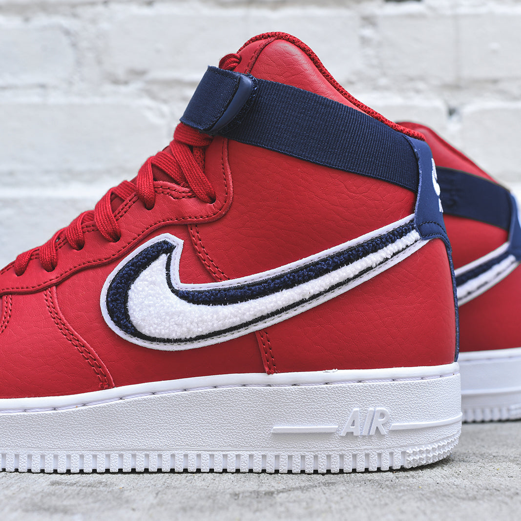 Nike Air Force 1 High LV8 - Red / Blue / White