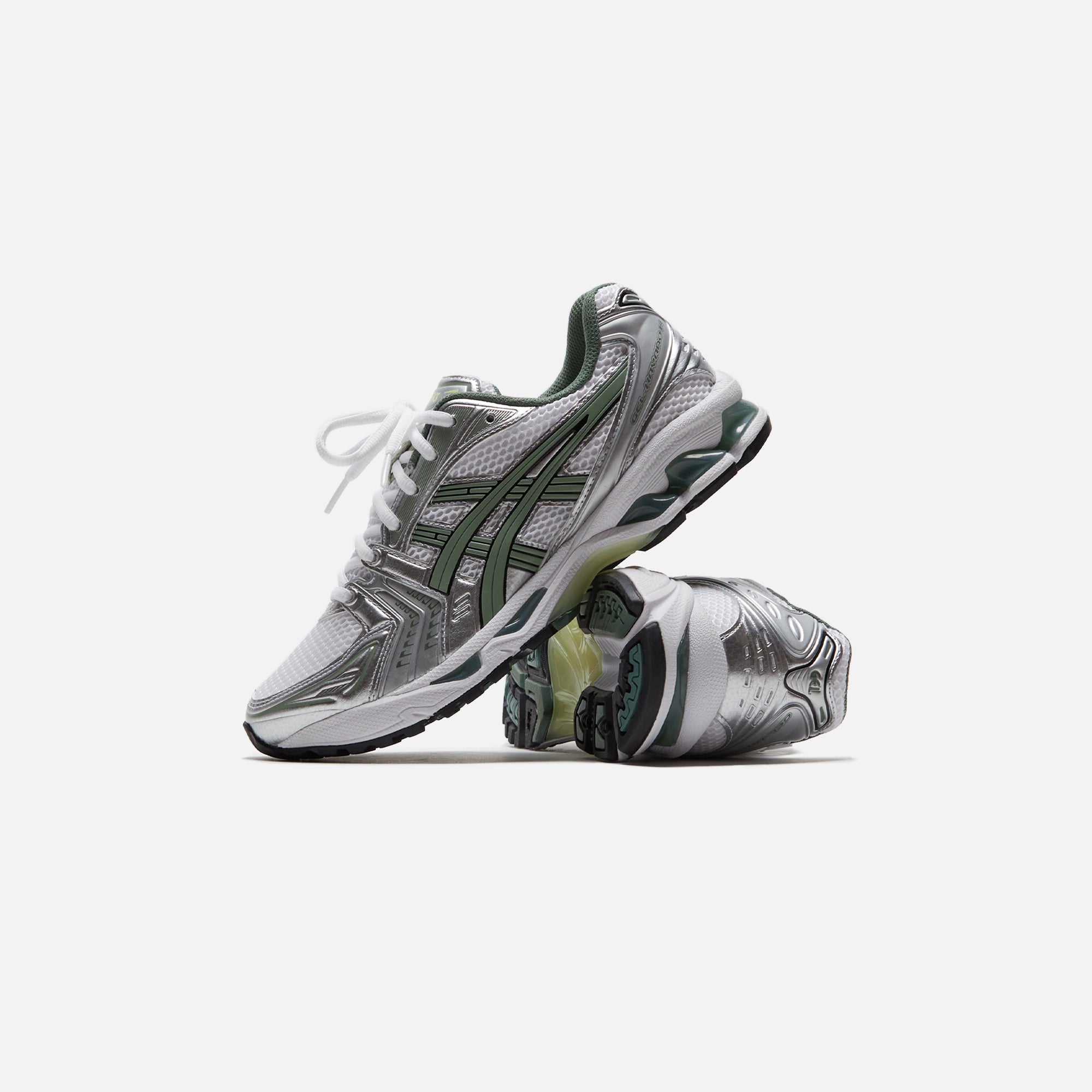 Asics Gel-Kayano 14 - White / Green – Kith Asics Gel-Kayano 14 - White / Green – Kith