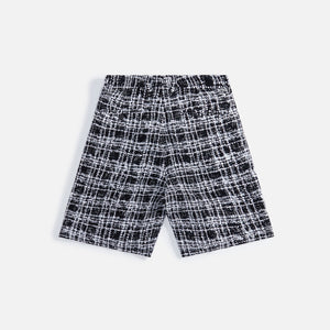 Auralee Homespun Summer Tweed Shorts - White / Black