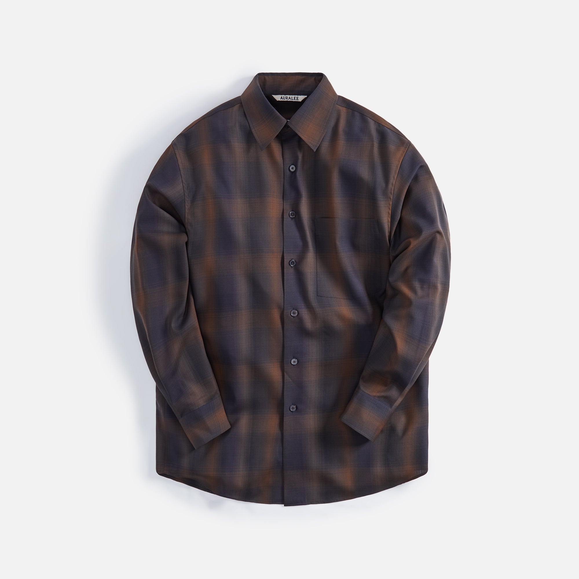 全商品対象が AURALEE SUPER LIGHT WOOL CHECK SHIRTS | erational.com