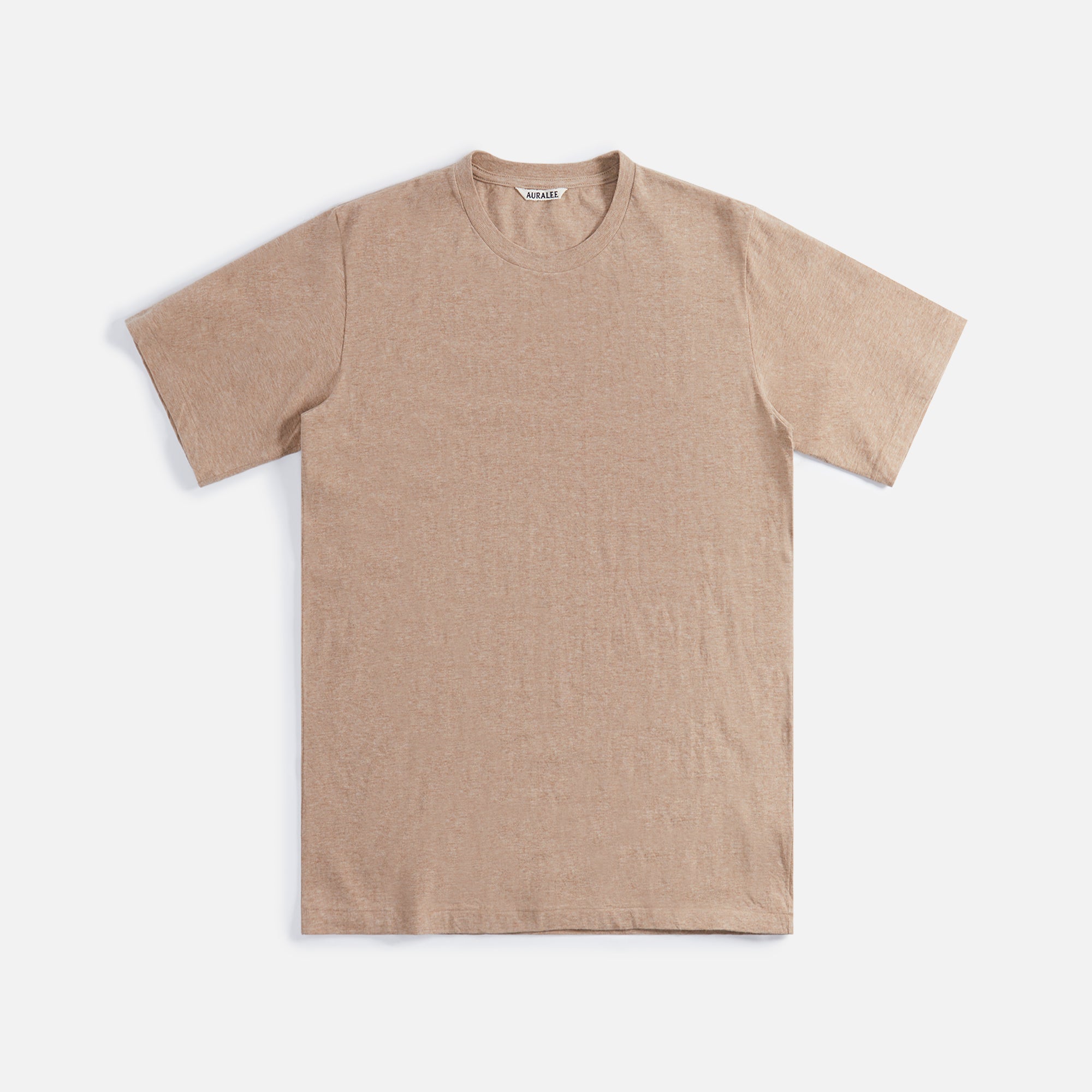 Auralee Hard Twist Cotton Cashmere Tee - Beige – Kith