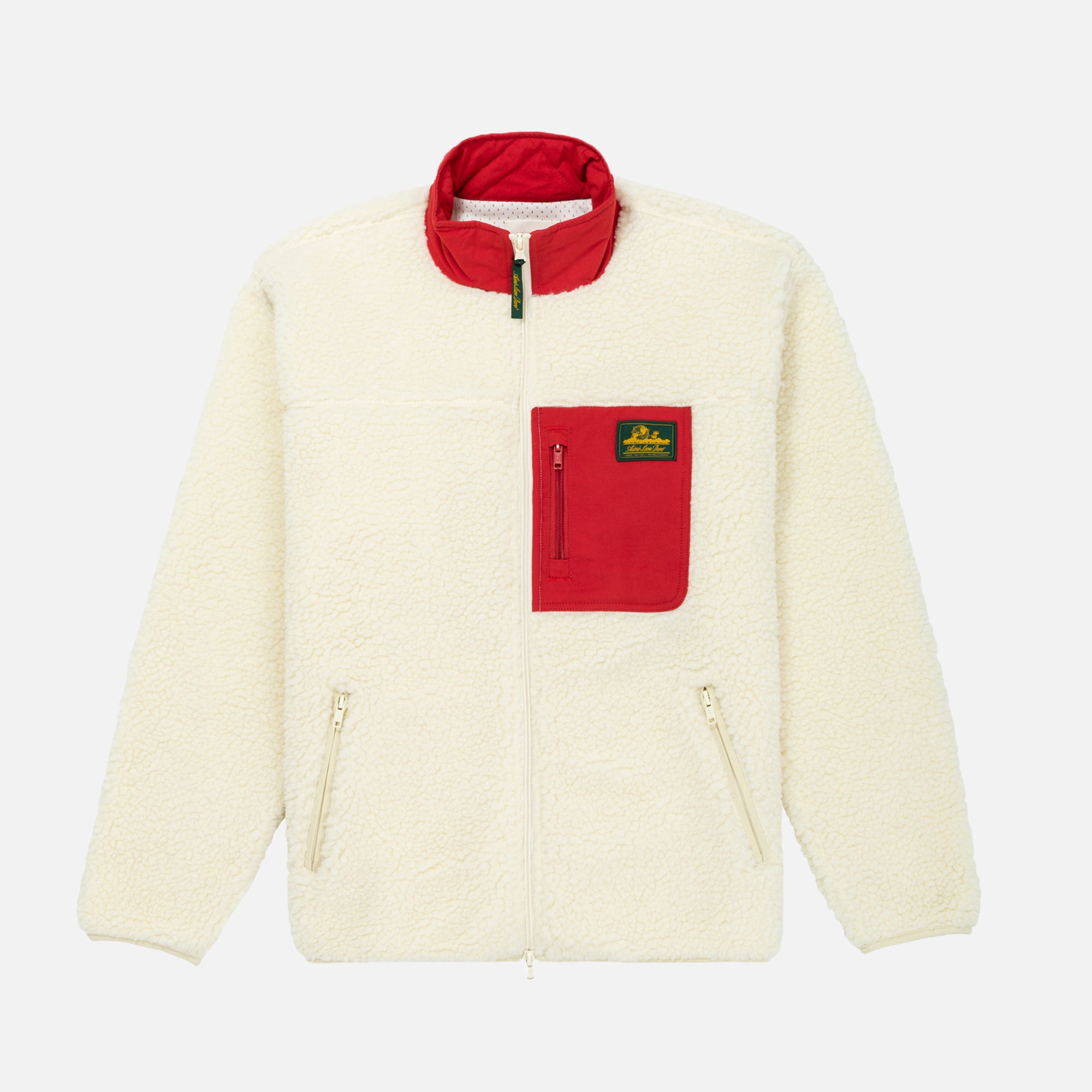 Aimé Leon Dore Full-Zip Polar Fleece - Cream – Kith