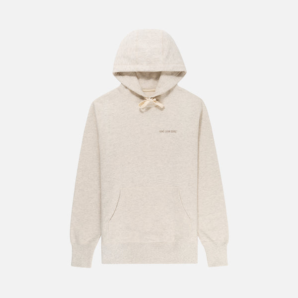 Aime Leon Dore Beige Logo Hoodie In Oatmeal