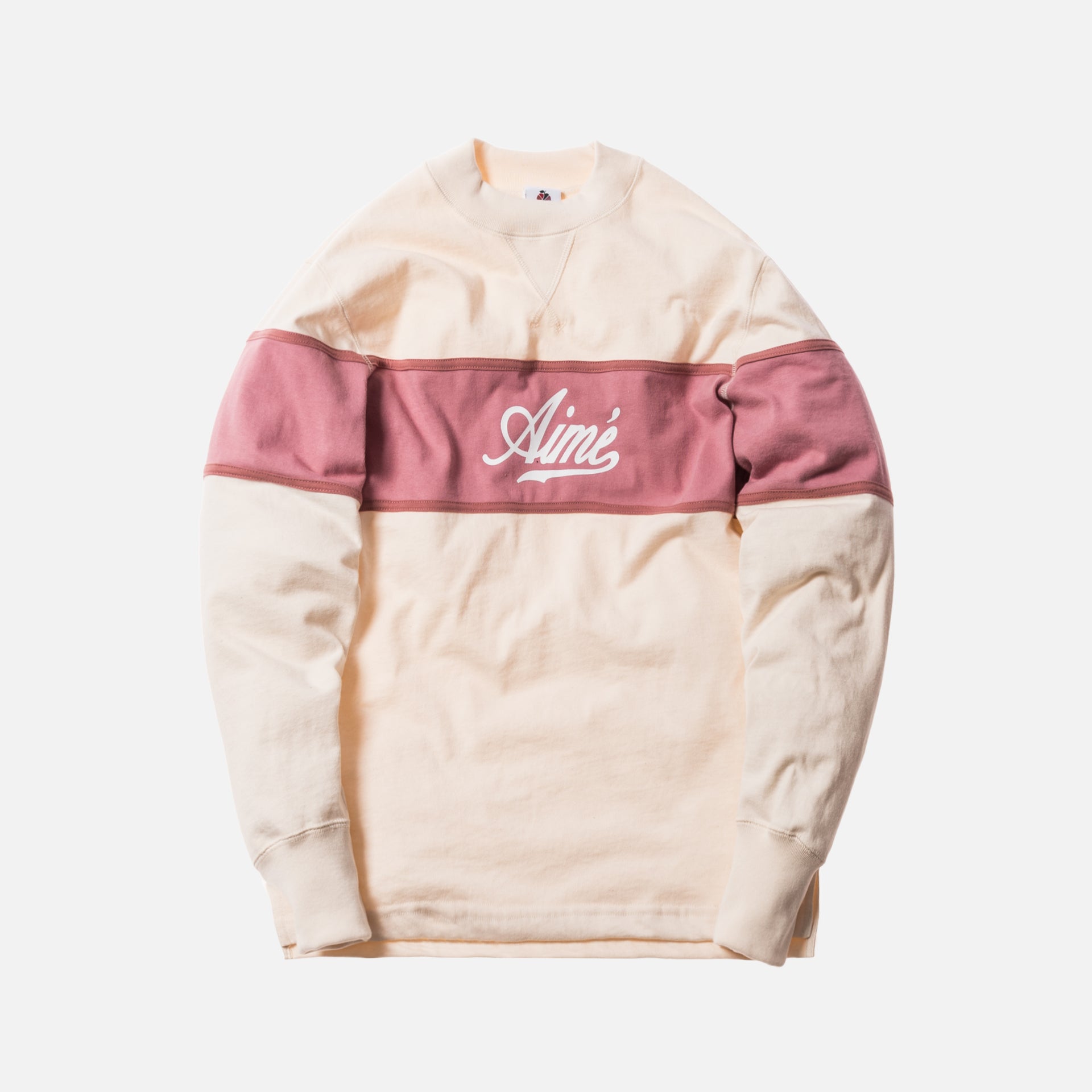 Aimé Leon Dore Rugby Crewneck - Natural / Dusty Pink / Clay