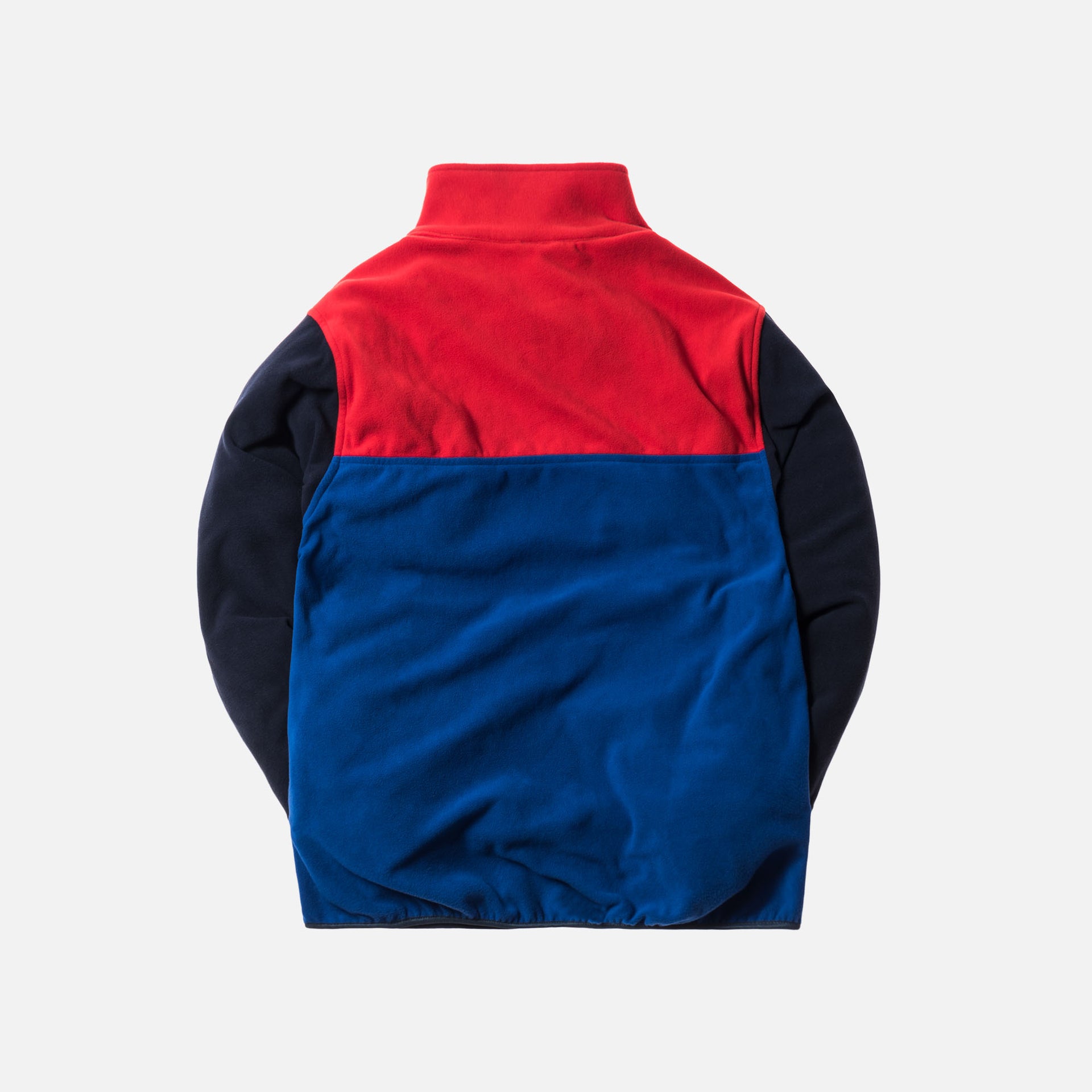 Aimé Leon Dore Blocked Micro Fleece Pullover - Red / Royal / Navy