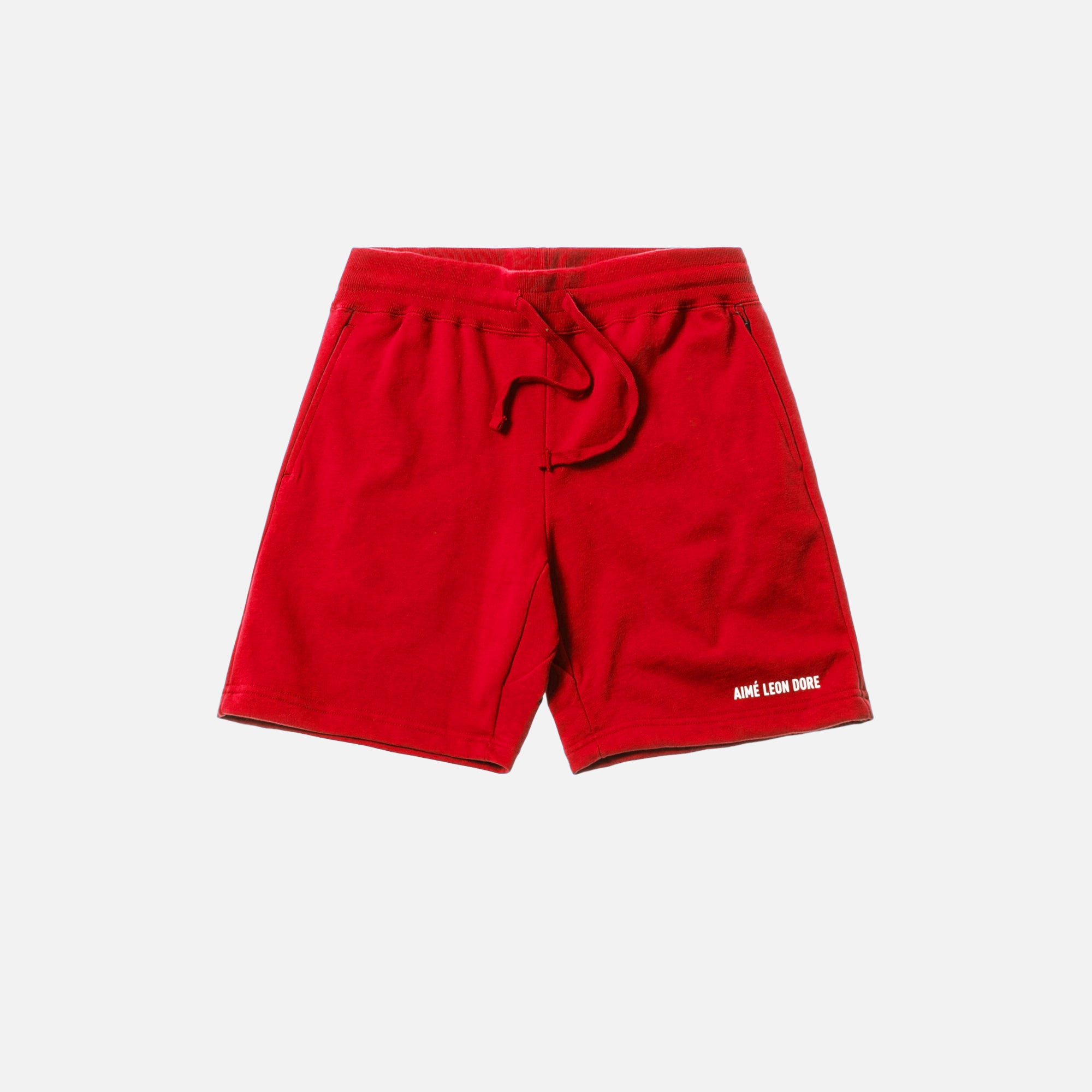 Aimé Leon Dore Logo Camper Shorts - Red – Kith