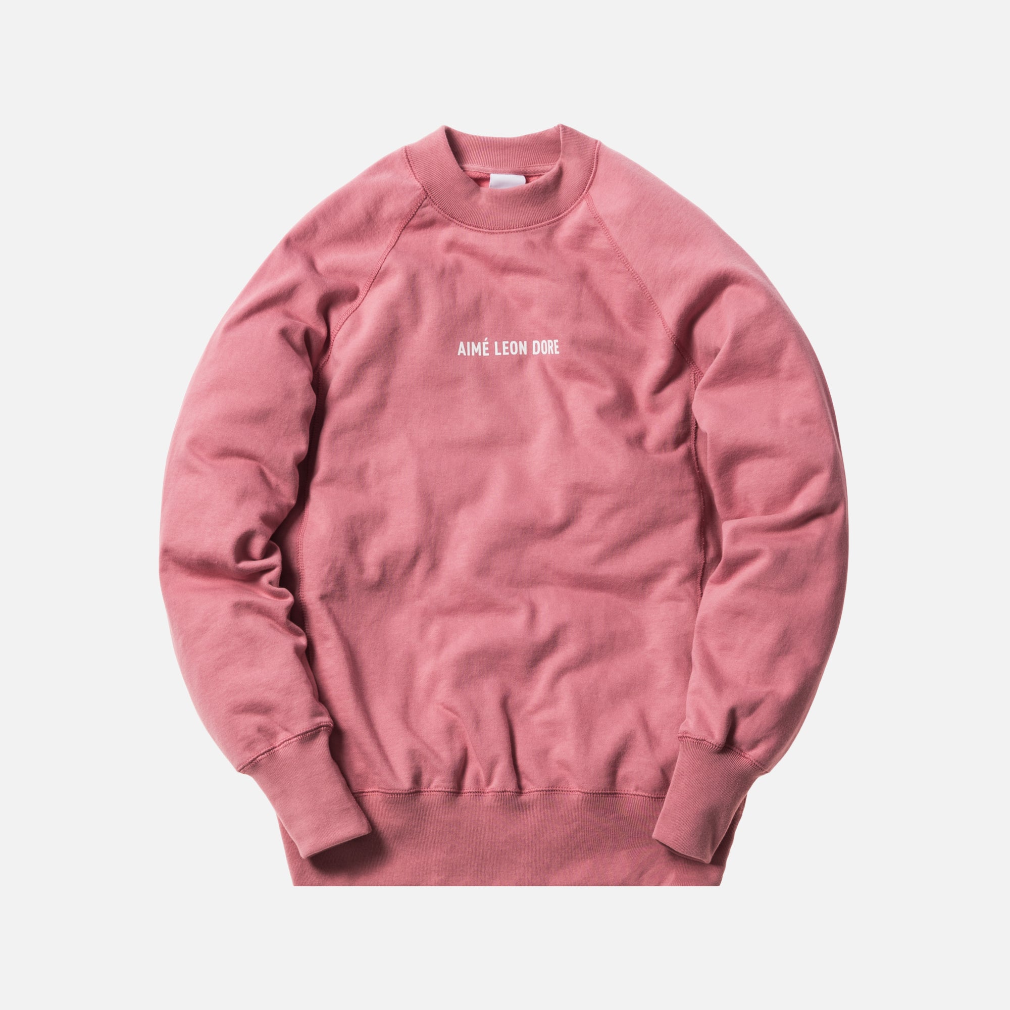 Aimé Leon Dore Logo Crewneck - Dusty Pink – Kith