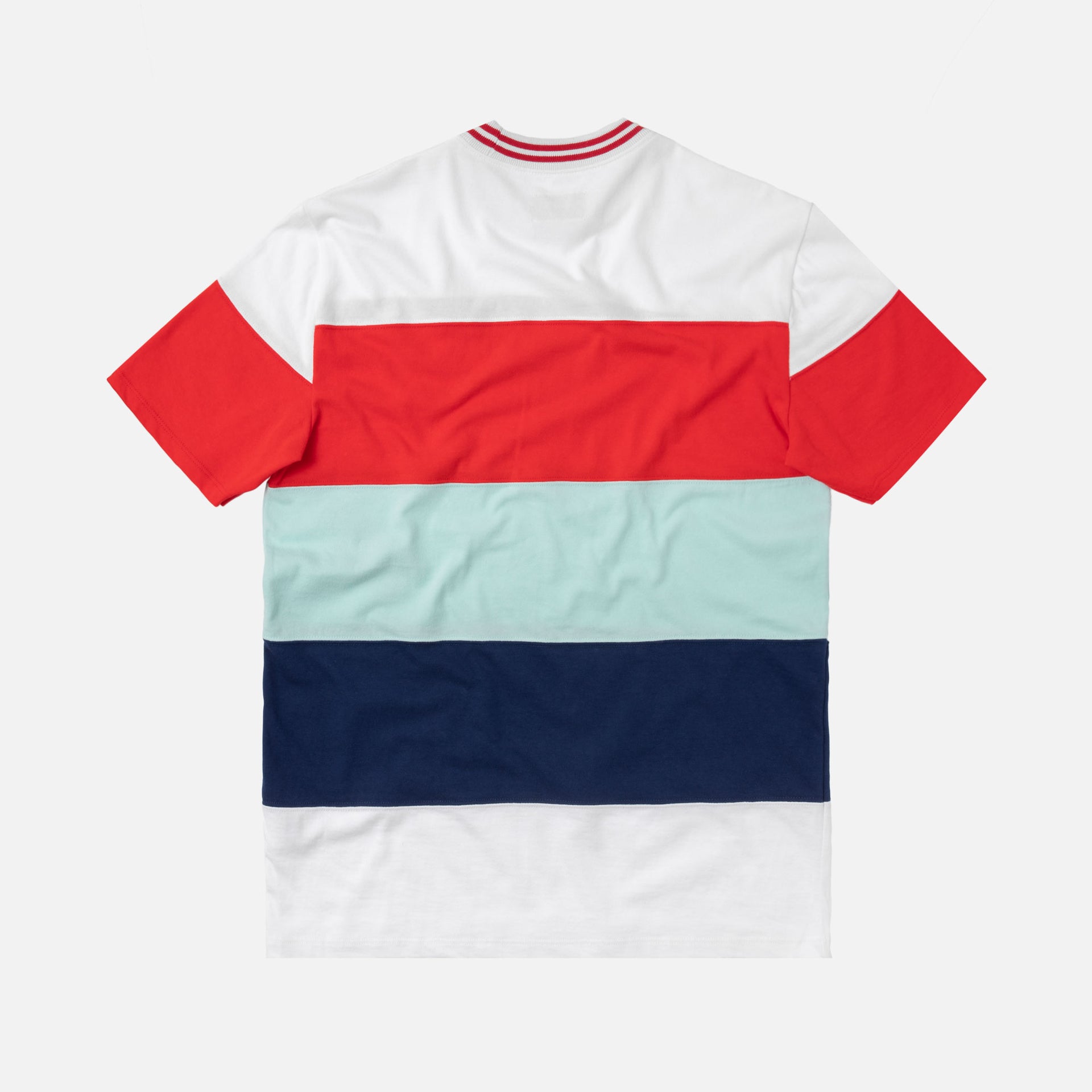 Aimé Leon Dore Striped Ribbed Collar Tee - Multi