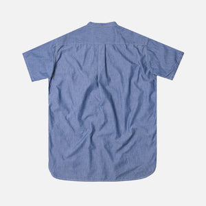 and wander PL Dungaree Short Sleeve Over Shirt - Blue
