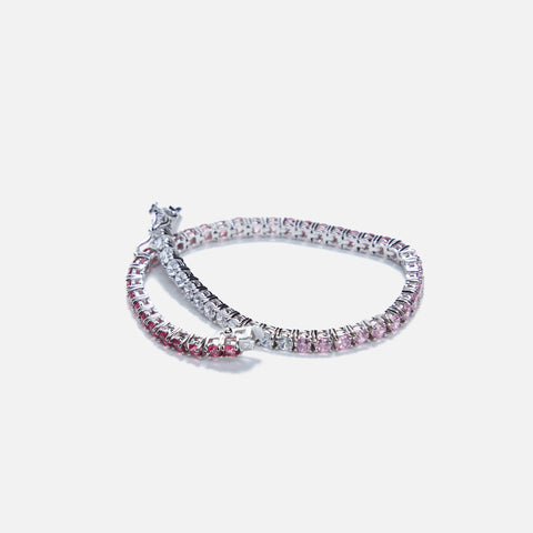 Amy Shehab Ombre Tennis Bracelet - Pink