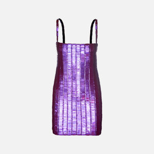 The Attico Rue Mini Dress - Violet