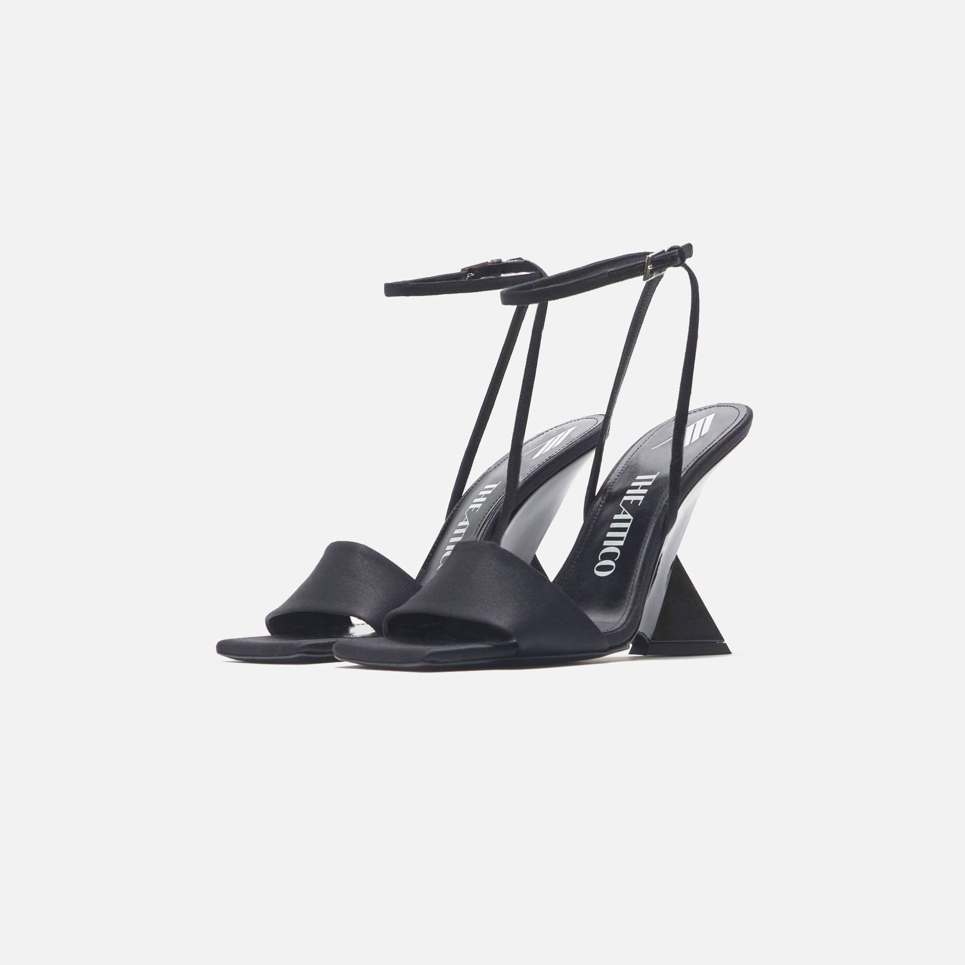The Attico Cheope Sandal 105mm - Black