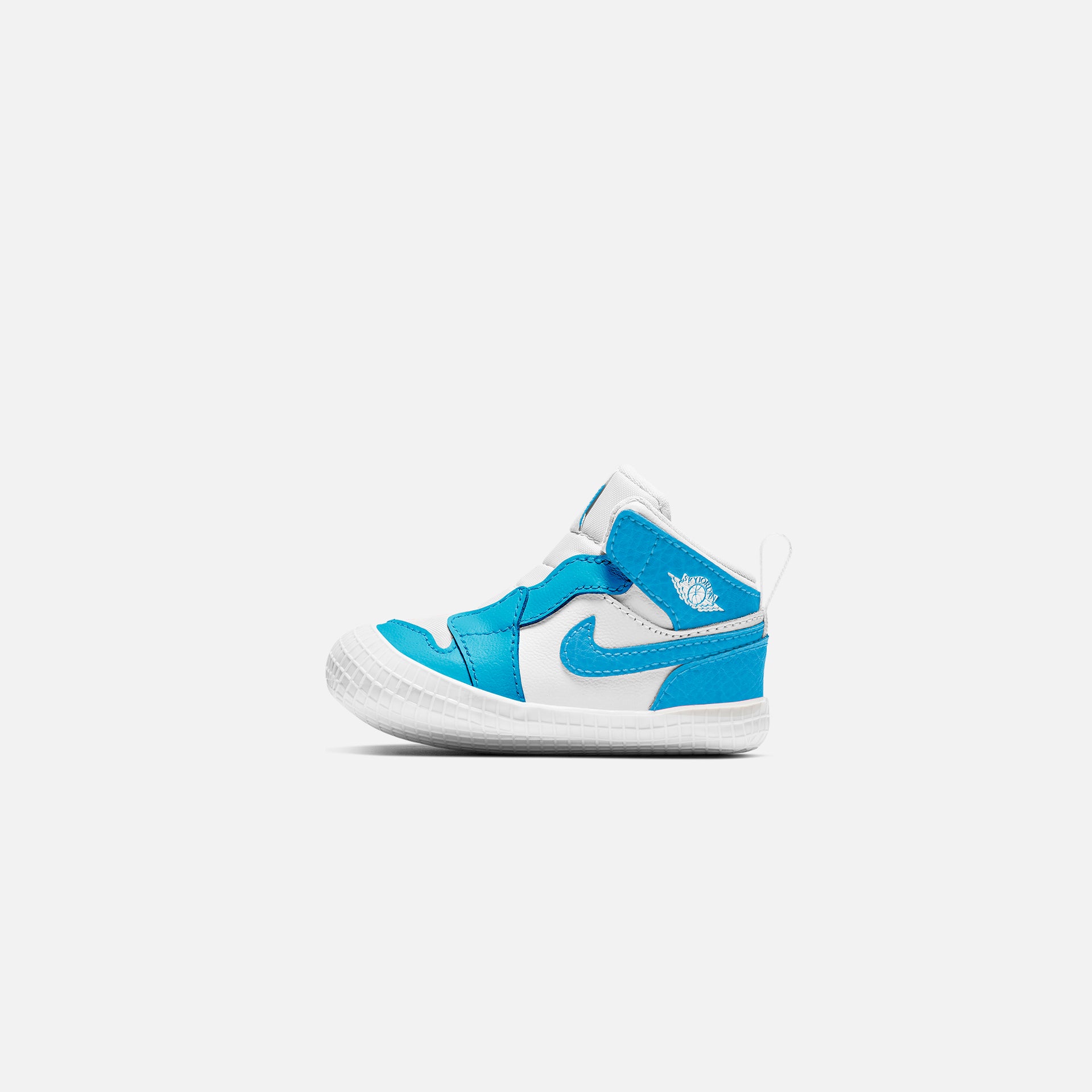 Nike Toddler Air Jordan 1 Mid - White / Dark Powder Blue