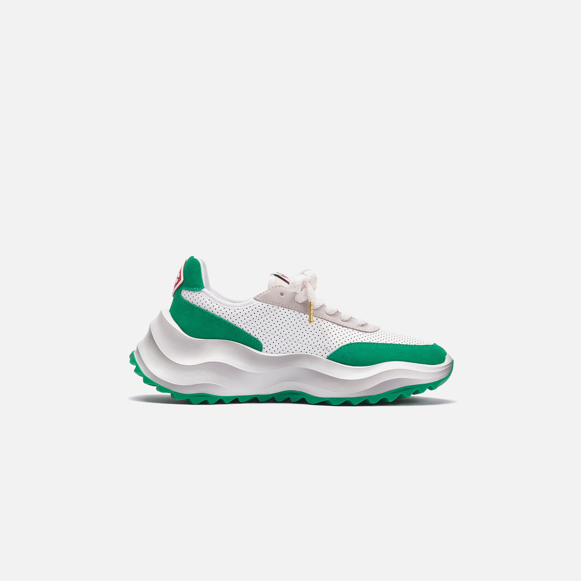 Casablanca Atlantis Sneaker Leather - White / Green