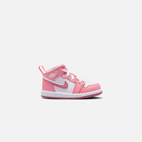 Nike Toddler Air Jordan 1 Mid - Coral Chalk / Desert Berry / White