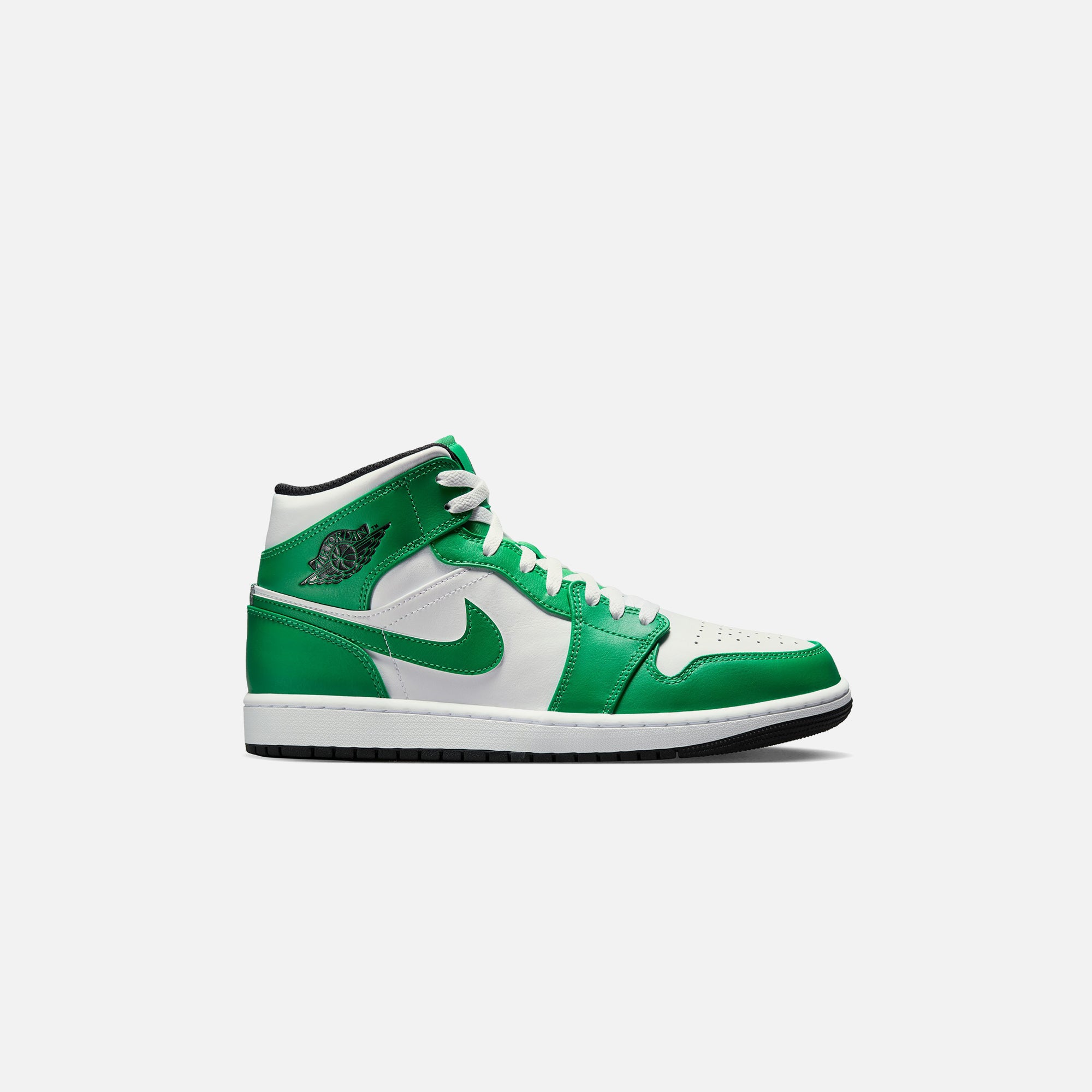 Nike Air Jordan 1 Mid - Lucky Green / Black / White – Kith