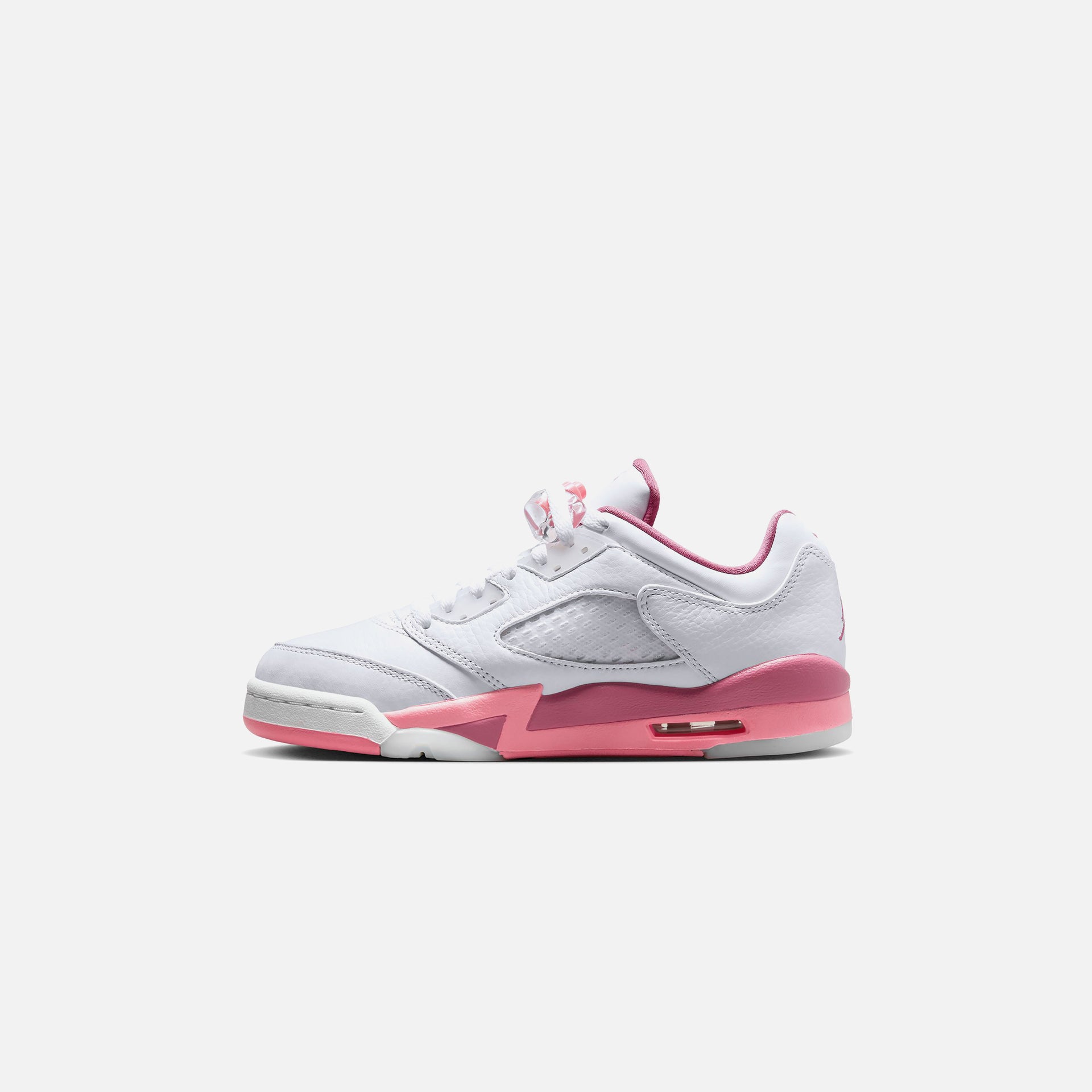Nike Grade School Air Jordan 5 Retro Low - White / Coral Chalk / Desert Berry / Black