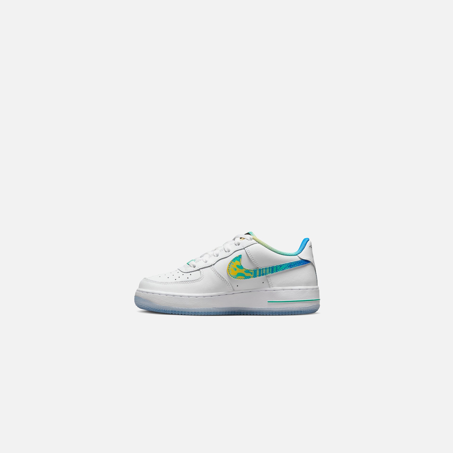 Nike Grade School Air Force 1 LV8 - White / Multi-Color / Light Menta