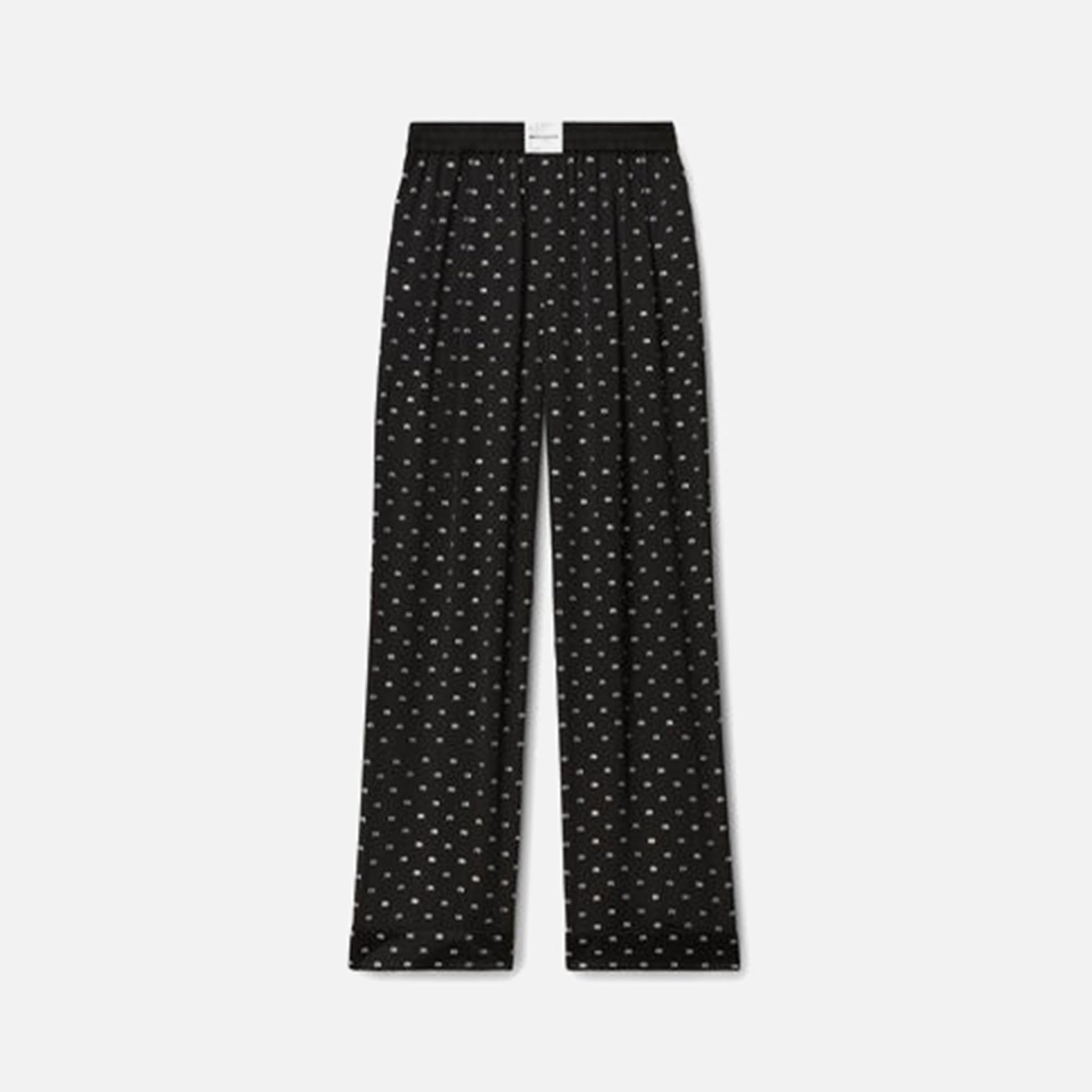 Alexander Wang Pajama Pant with Allover Hotfix - Black
