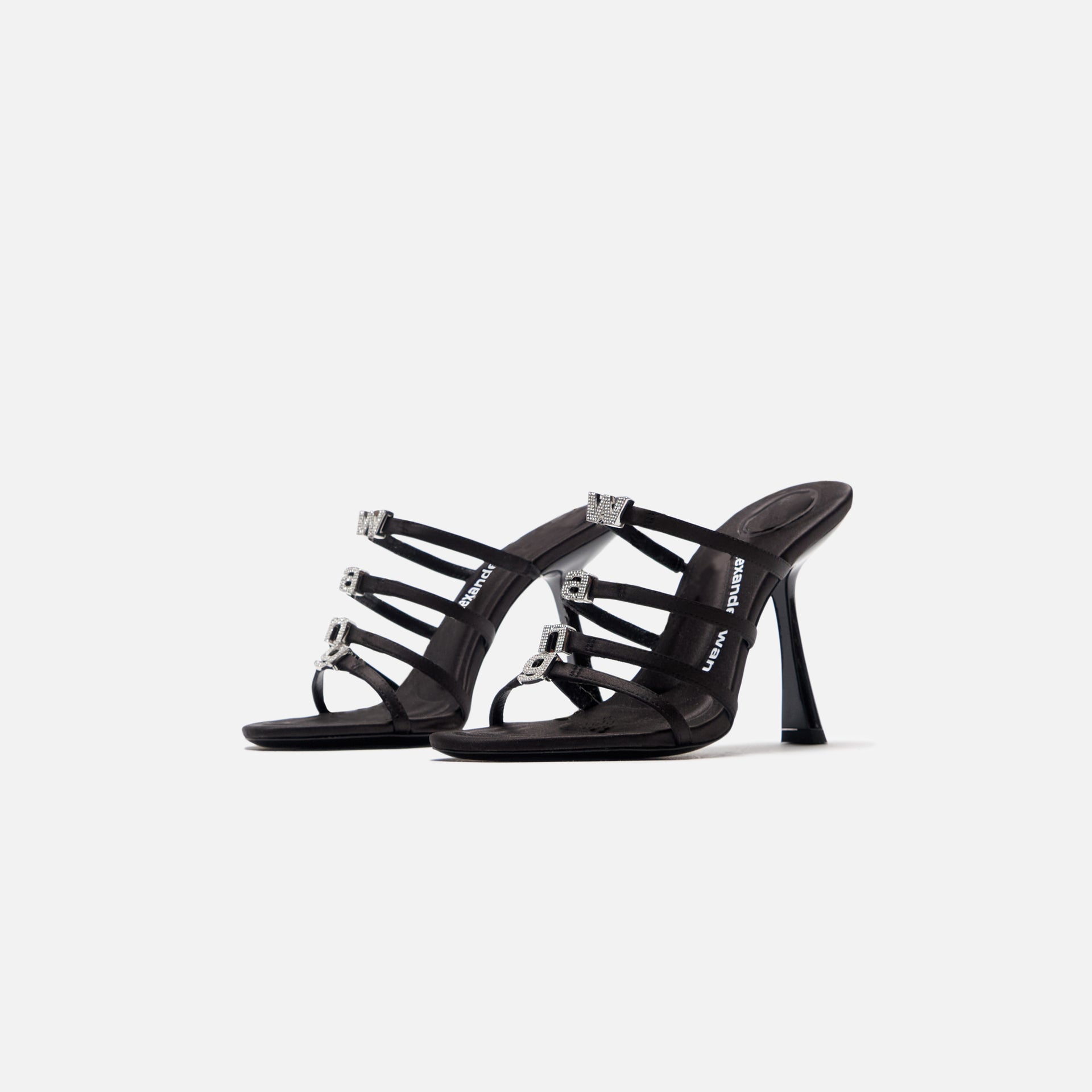 Alexander Wang Nala 105 Logo Sandal - Black