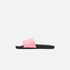 Alexander Wang Aw Pool Logo Print Slide - Bubblegum Pink / Black
