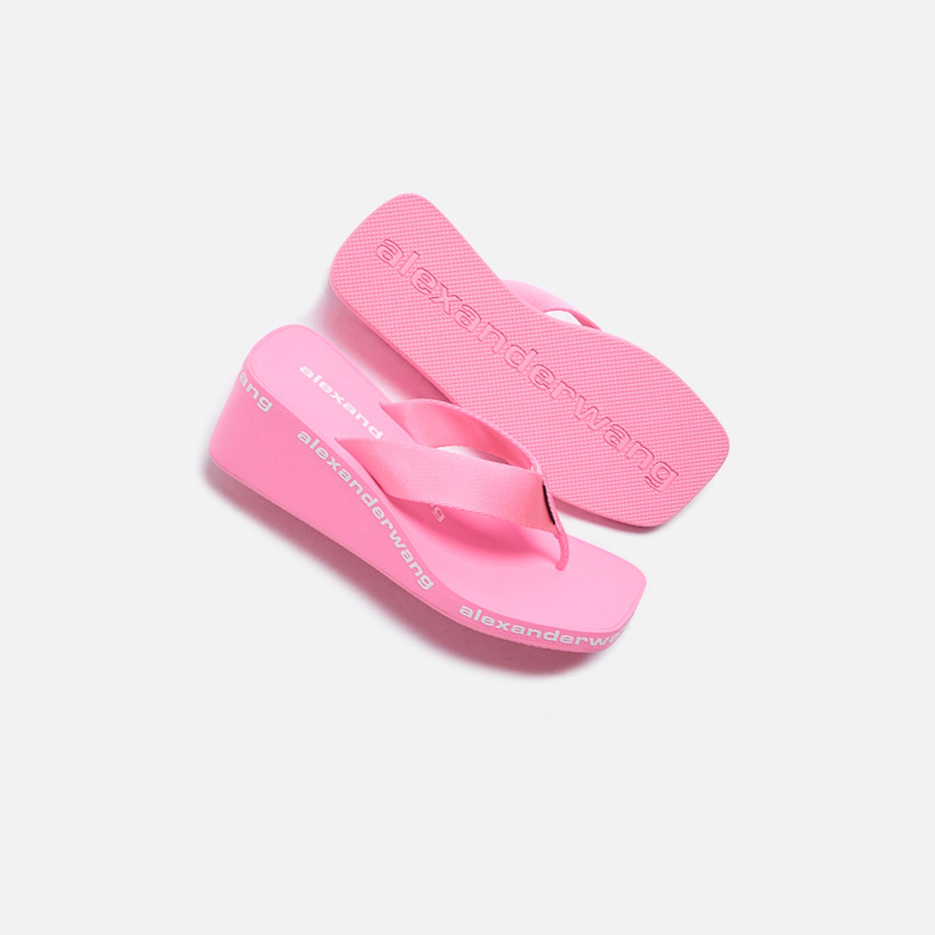 Alexander Wang Wedge Flip Flop - Neon Bubble