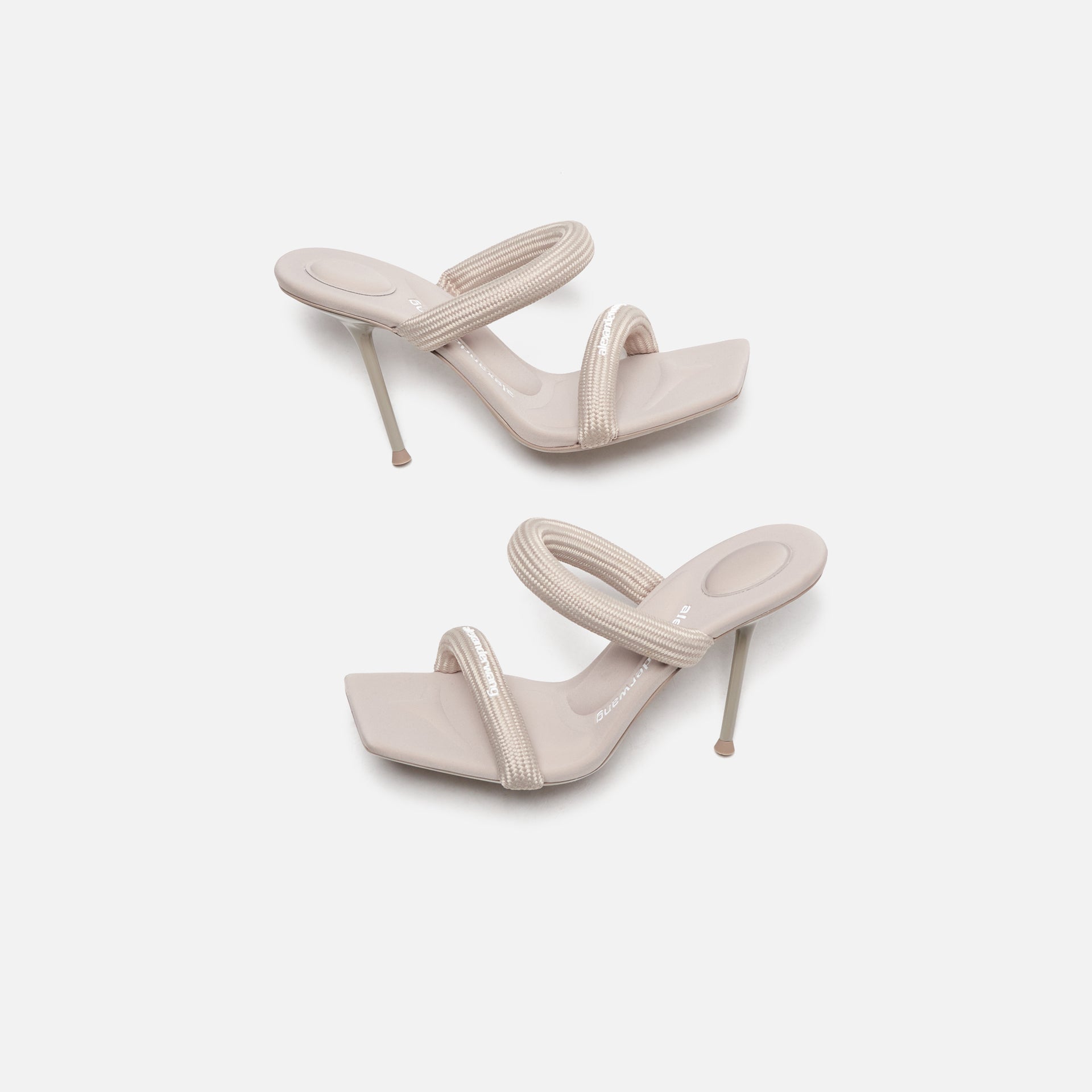 Alexander Wang Julie Tubular Webbing Sandal - Simply Taupe