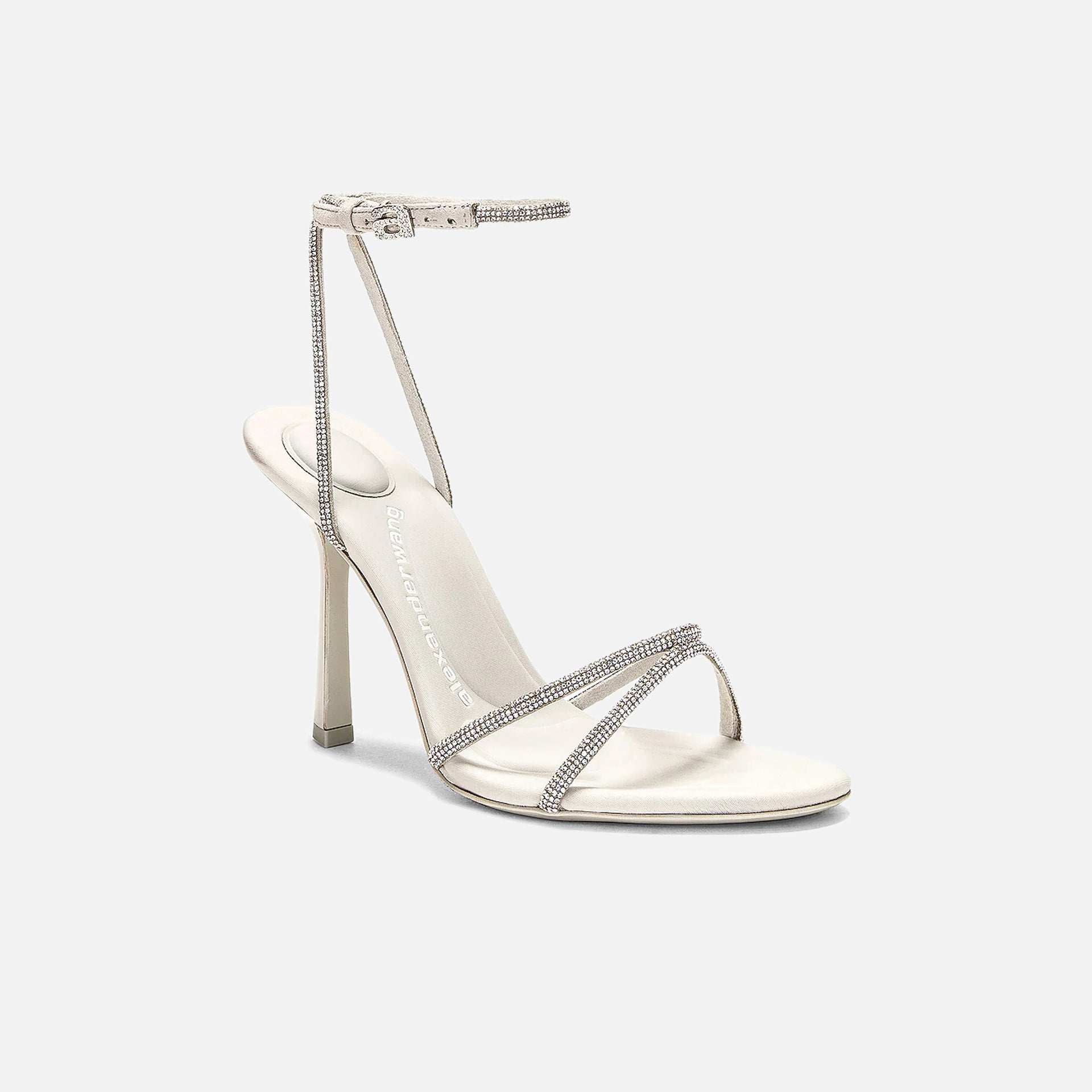 Alexander Wang Dahlia 105 Crystal Sandal - Alloy