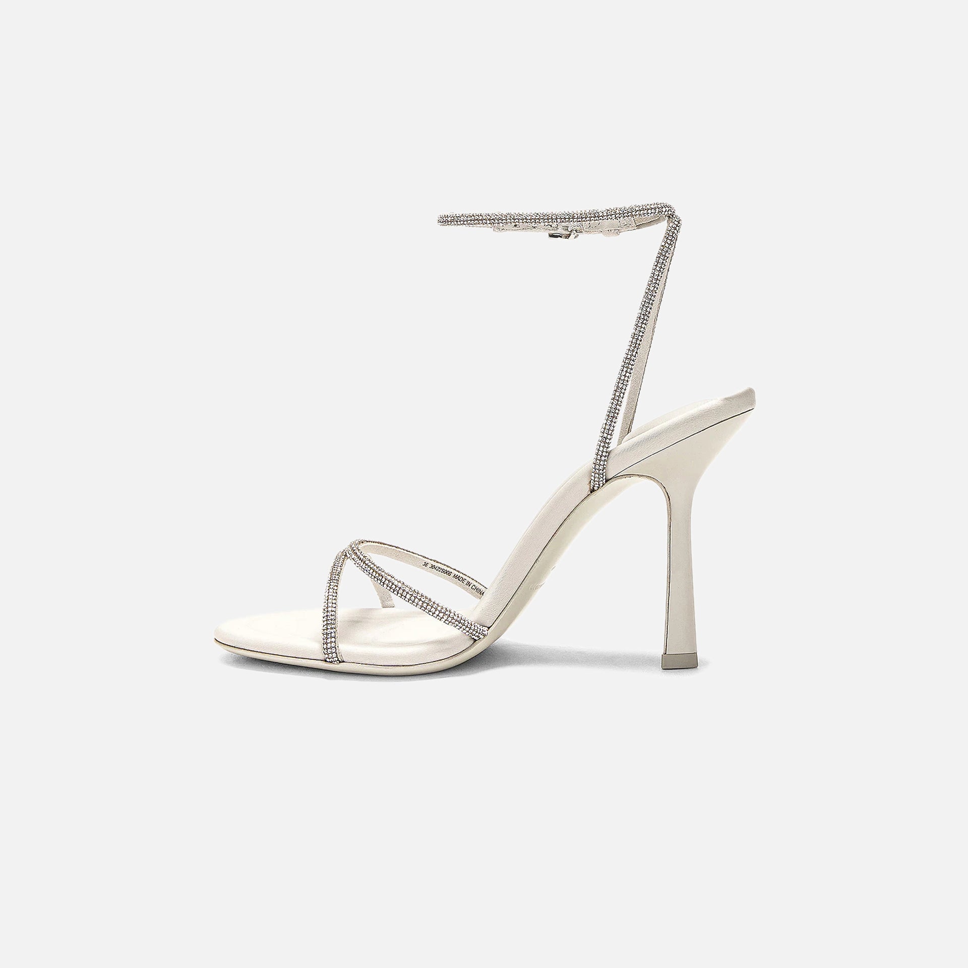 Alexander Wang Dahlia 105 Crystal Sandal - Alloy