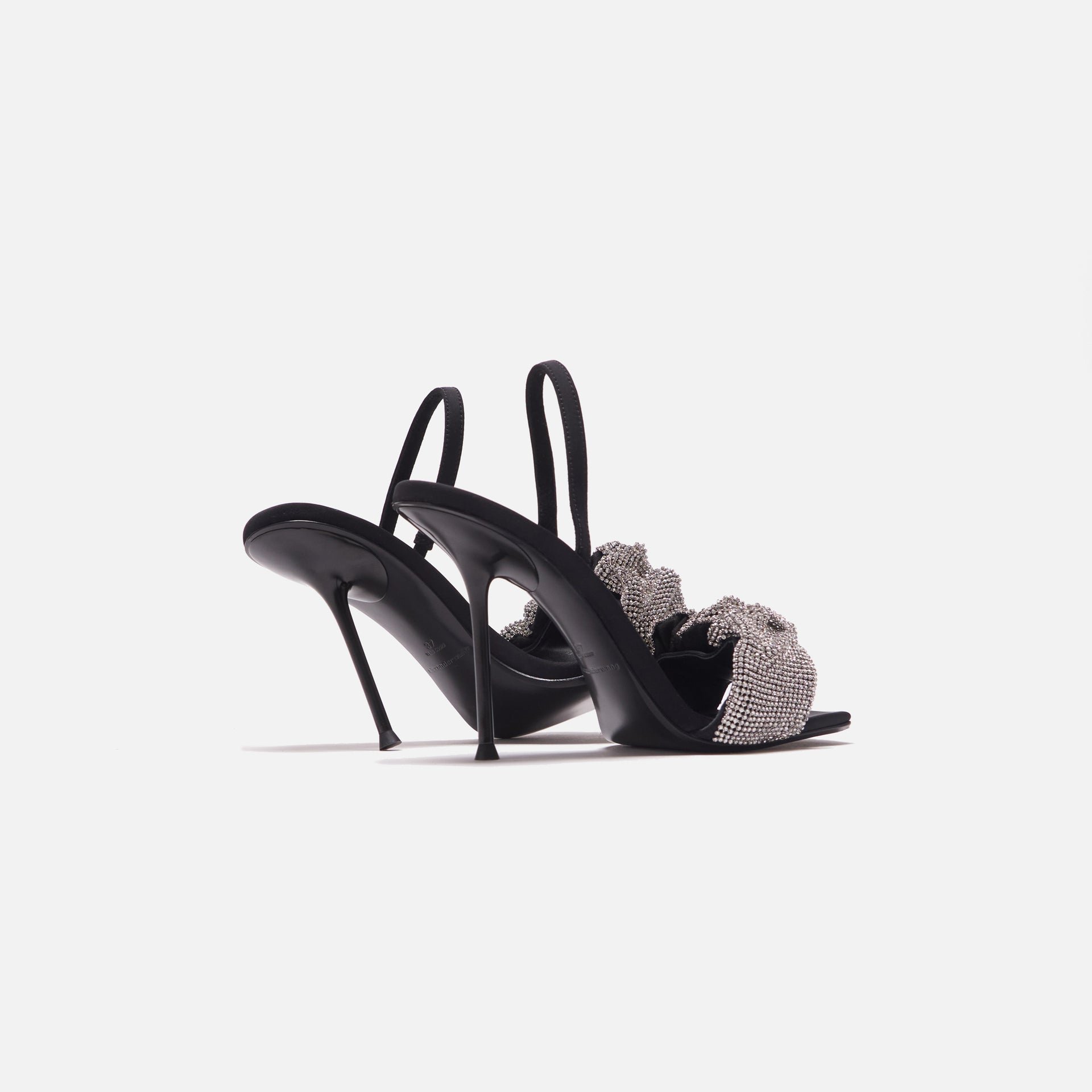 Alexander Wang Julie Crystal Scrunchie - Black