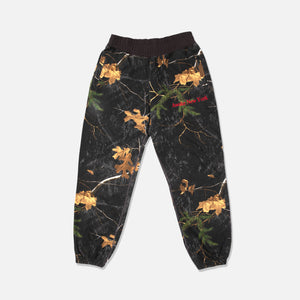 Awake NY Classic Outline Logo Embroidered Sweatpants - Real Tree Print