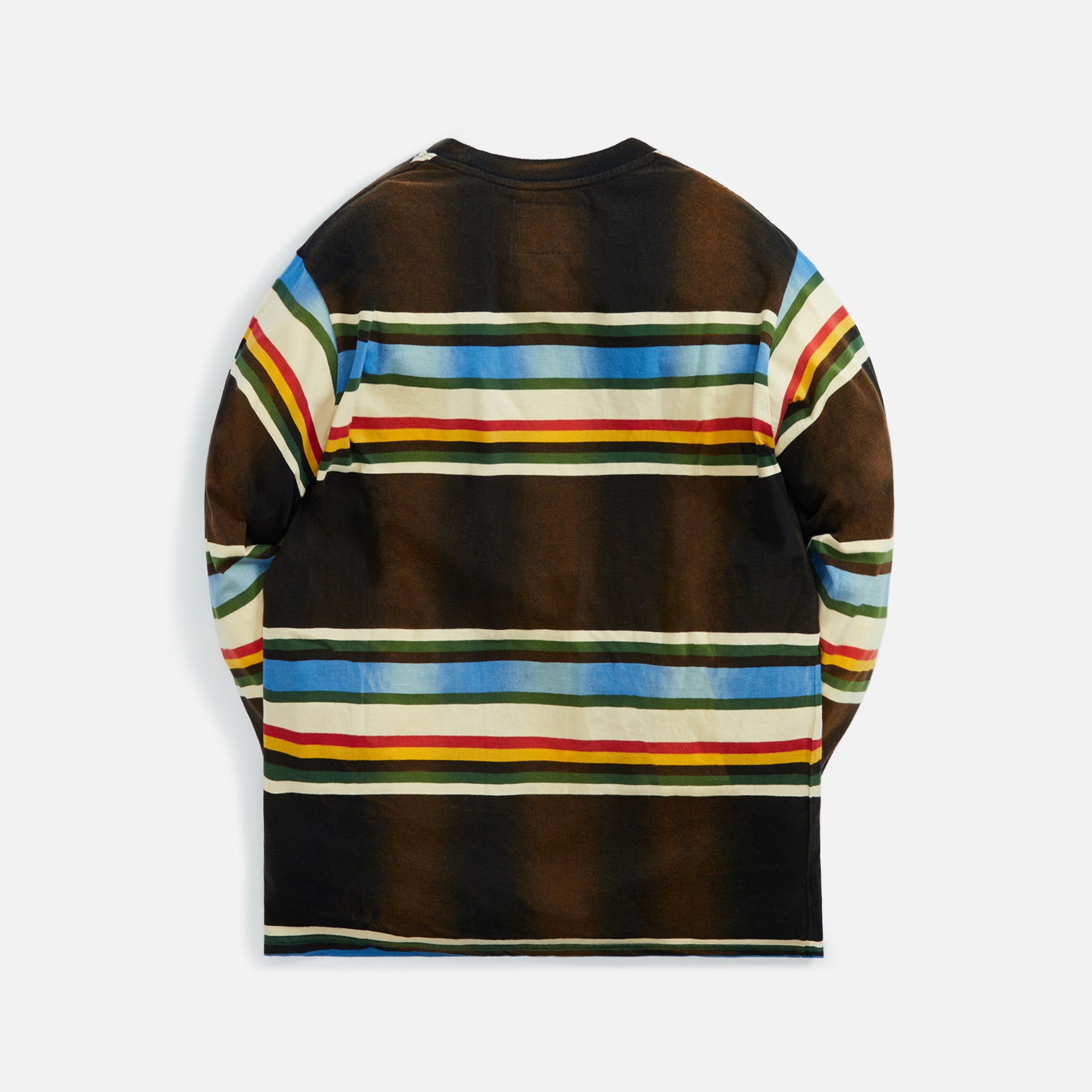 Awake Striped L/S Tee - Brown Multi