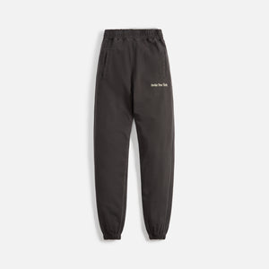 Awake Pigment Dyed Embroidered Sweatpant - Black
