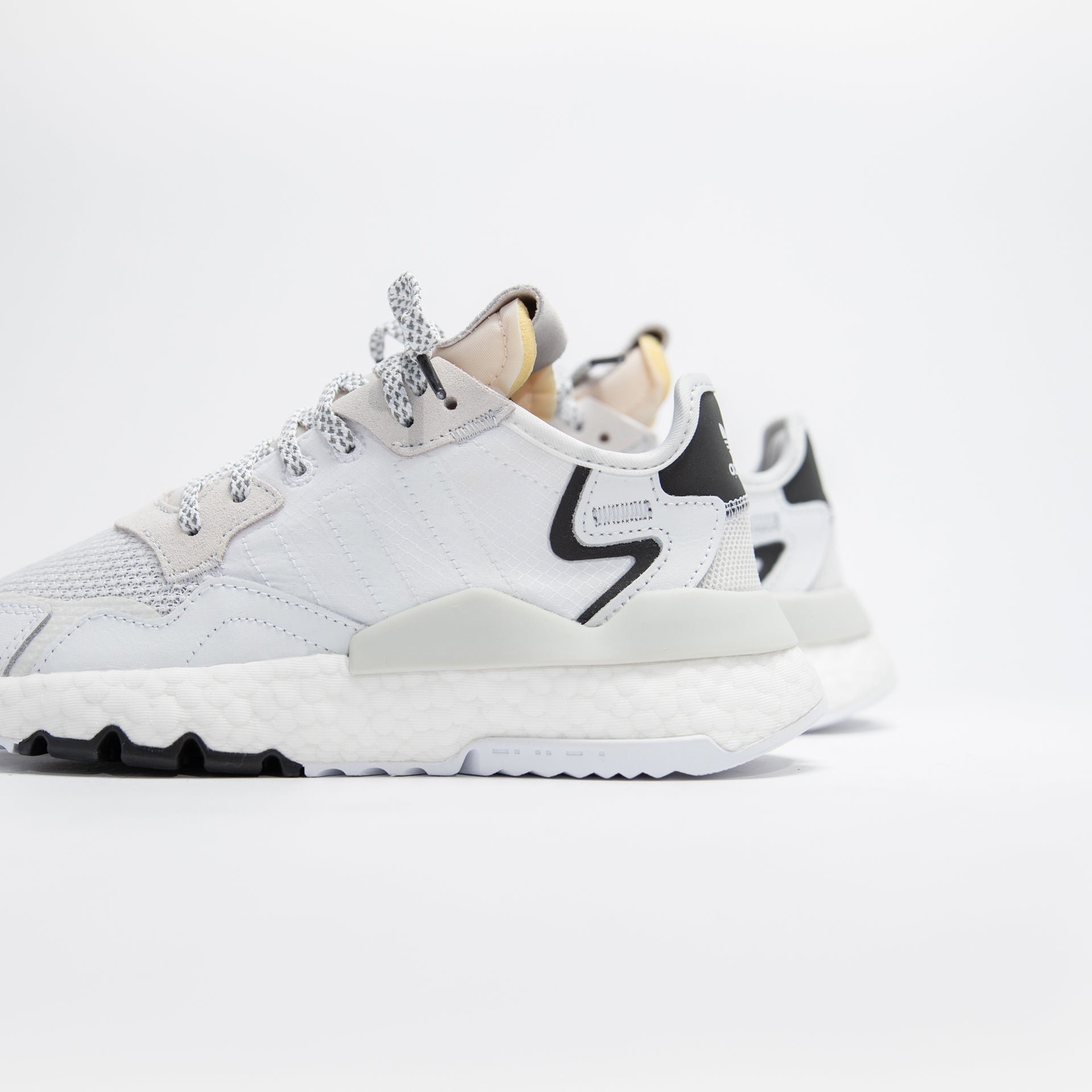 adidas Originals Grade School Nite Jogger - Footwear White / Crystal White