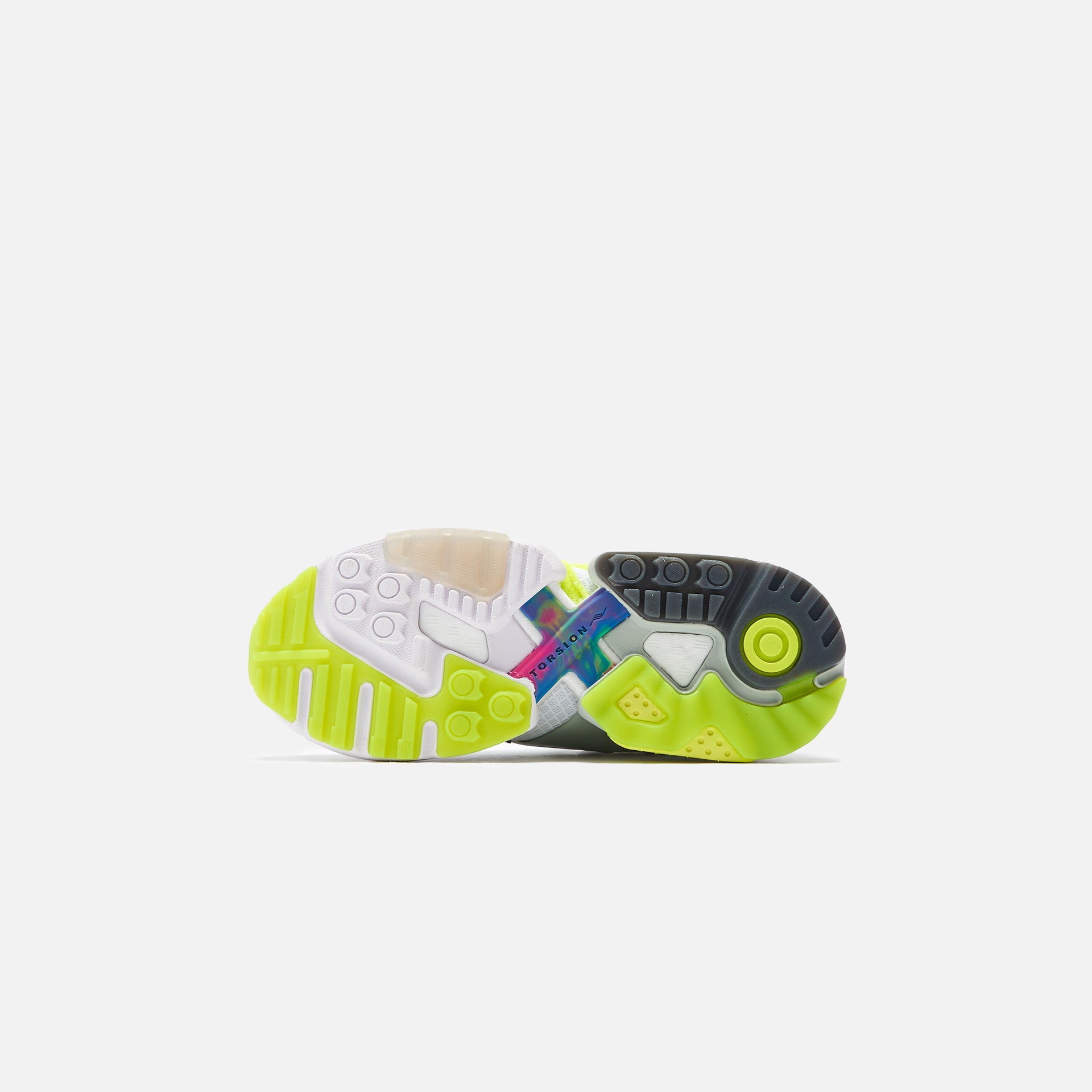 adidas Consortium x Footpatrol ZX Torsion - White / Solar Yellow / Ash Grey