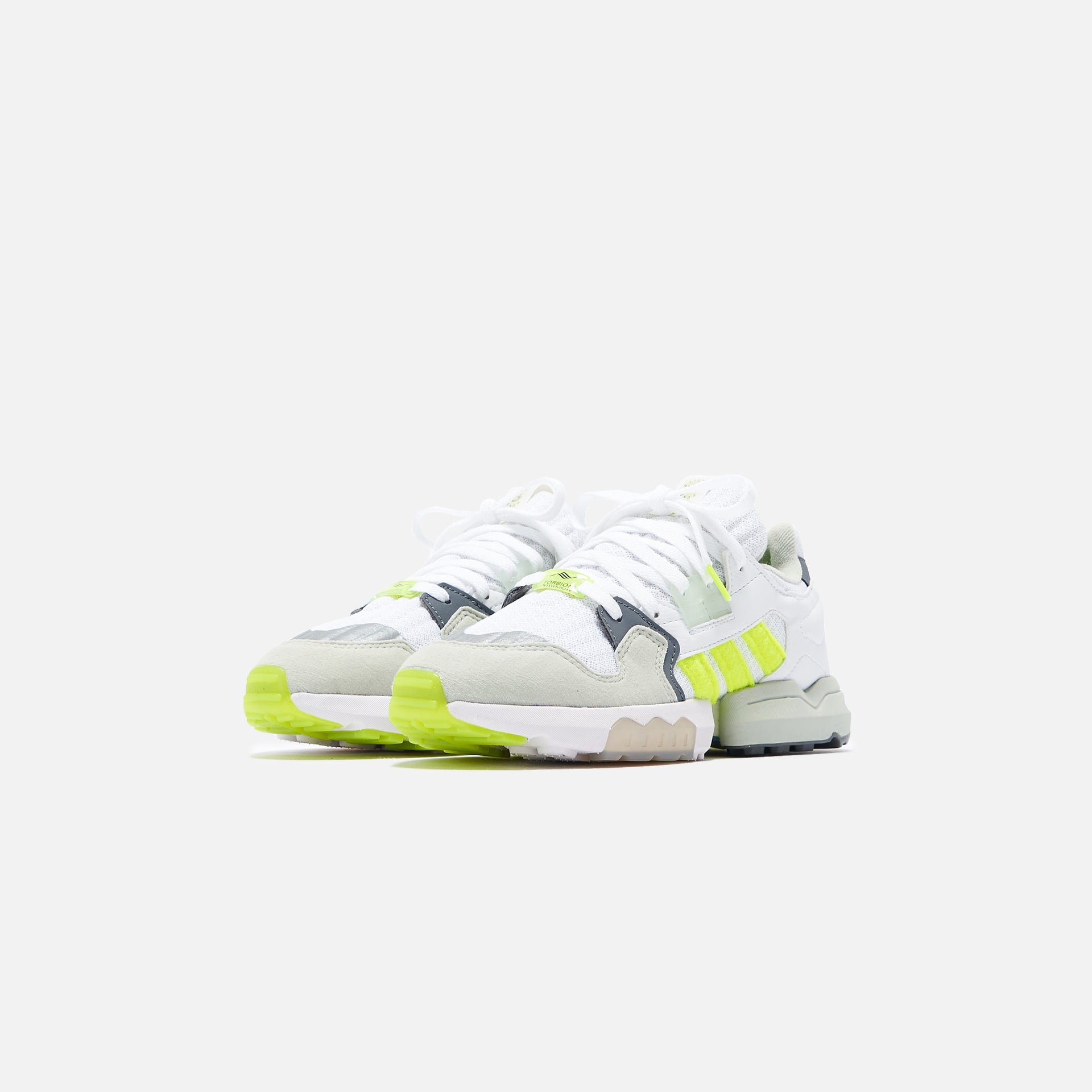 adidas Consortium x Footpatrol ZX Torsion - White / Solar Yellow / Ash Grey