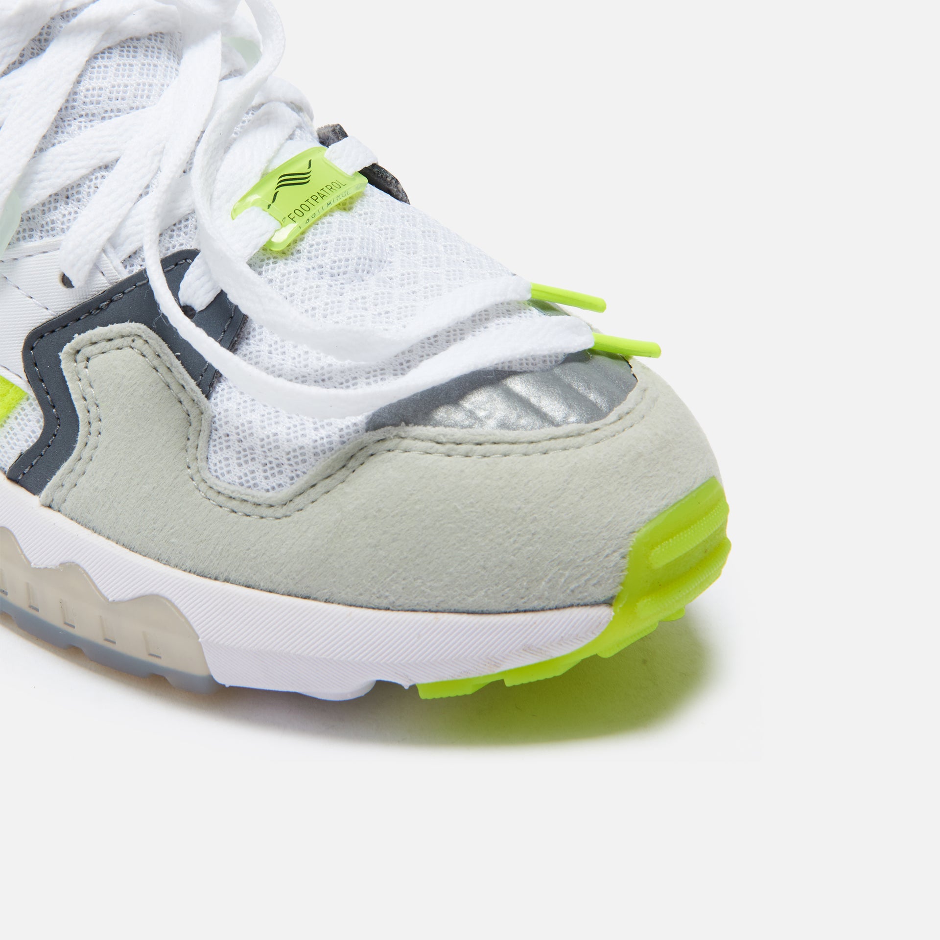 adidas Consortium x Footpatrol ZX Torsion - White / Solar Yellow / Ash Grey
