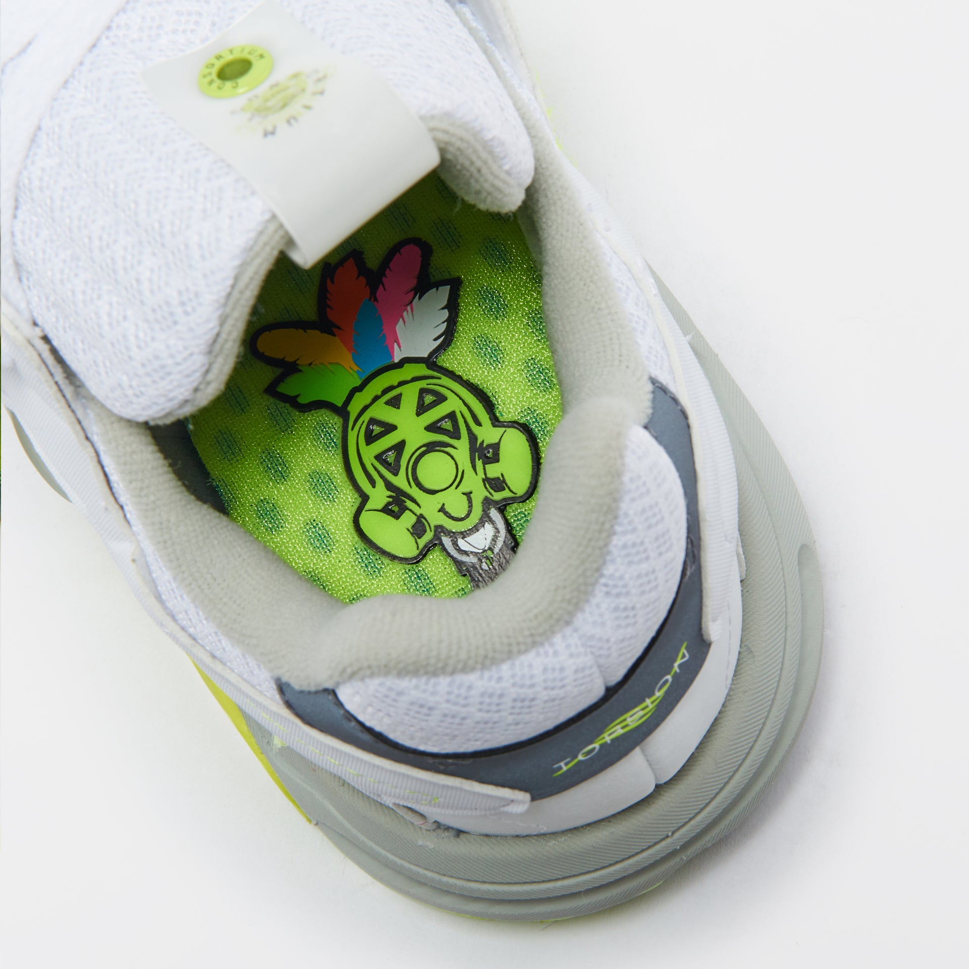 adidas Consortium x Footpatrol ZX Torsion - White / Solar Yellow / Ash Grey