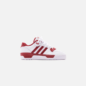 adidas Rivalry Low - White / Active Maroon