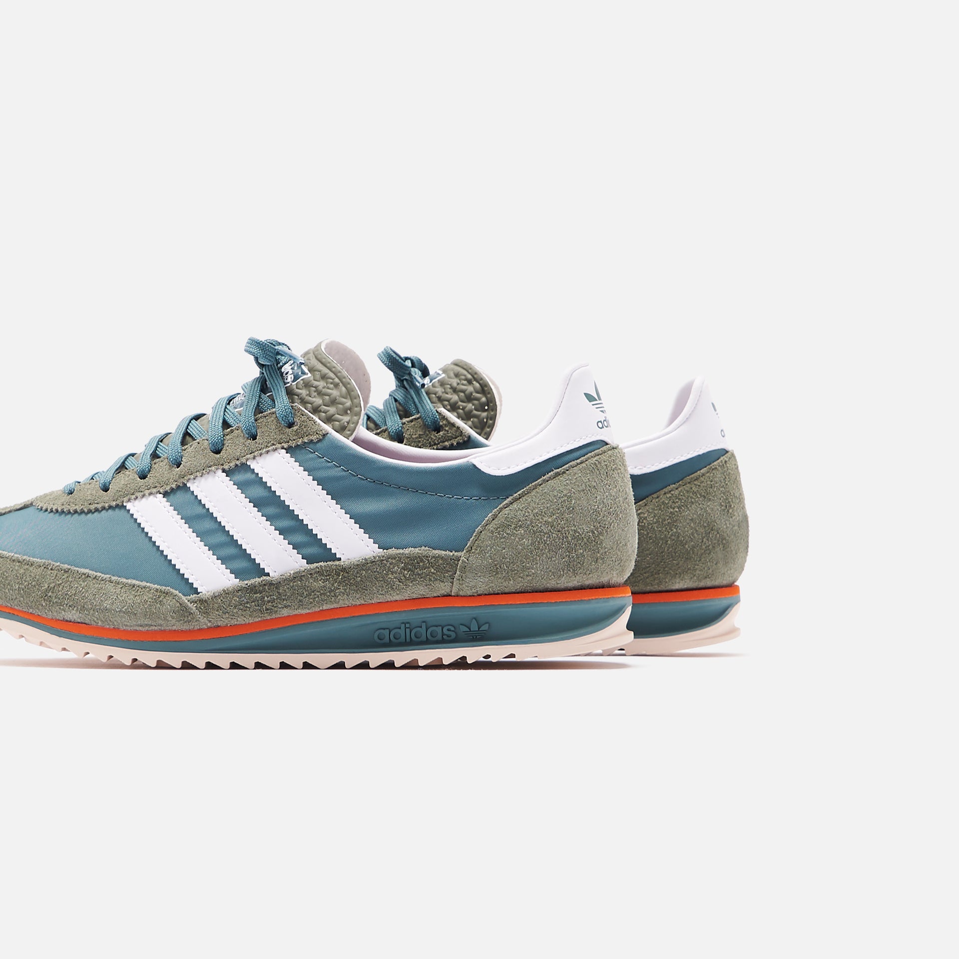 adidas SL 72 - Raw Green / White / Orange